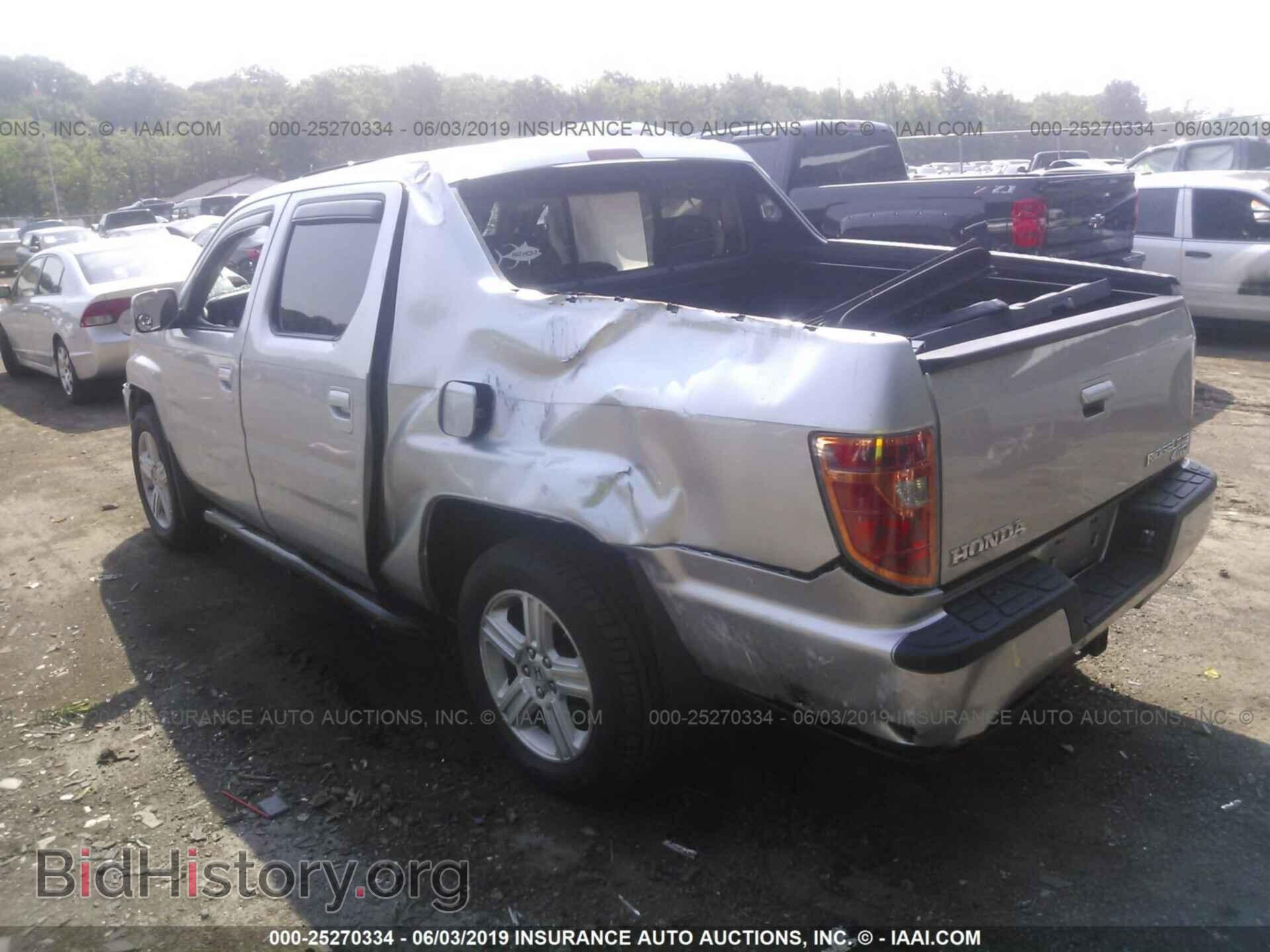 2011 HONDA RIDGELINE - VIN: 5FPYK1F53BB001287 - Фото 3