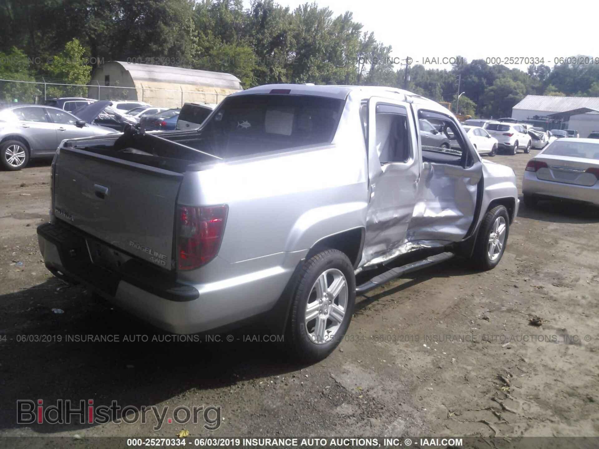 2011 HONDA RIDGELINE - VIN: 5FPYK1F53BB001287 - Фото 4
