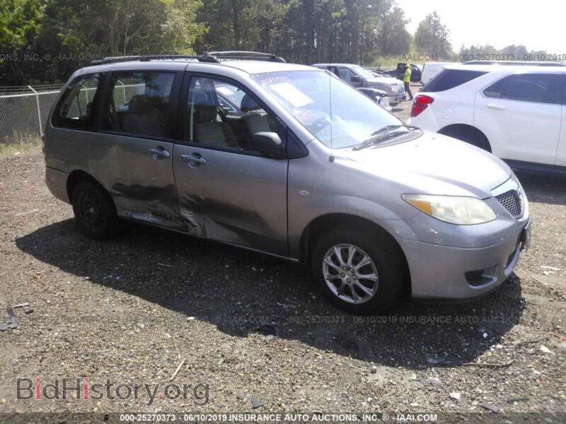 2005 Mazda MPV Wagon (VIN JM3LW28A950553426) — фото 1 из 10, IAAI, повреждение: правый бок