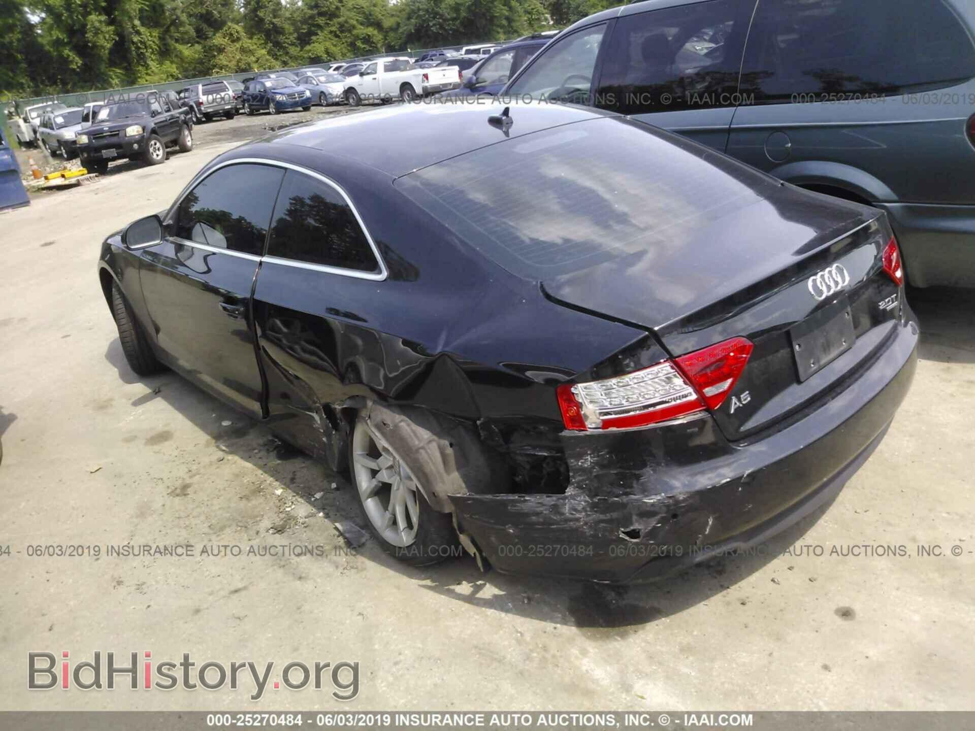 2012 AUDI A5 - VIN: WAULFAFR7CA001035 - Фото 3