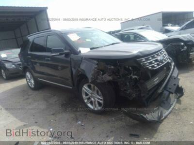 2016 Ford EXPLORER XLT, серый — VIN 1FM5K7D85GGC69438, IAAI