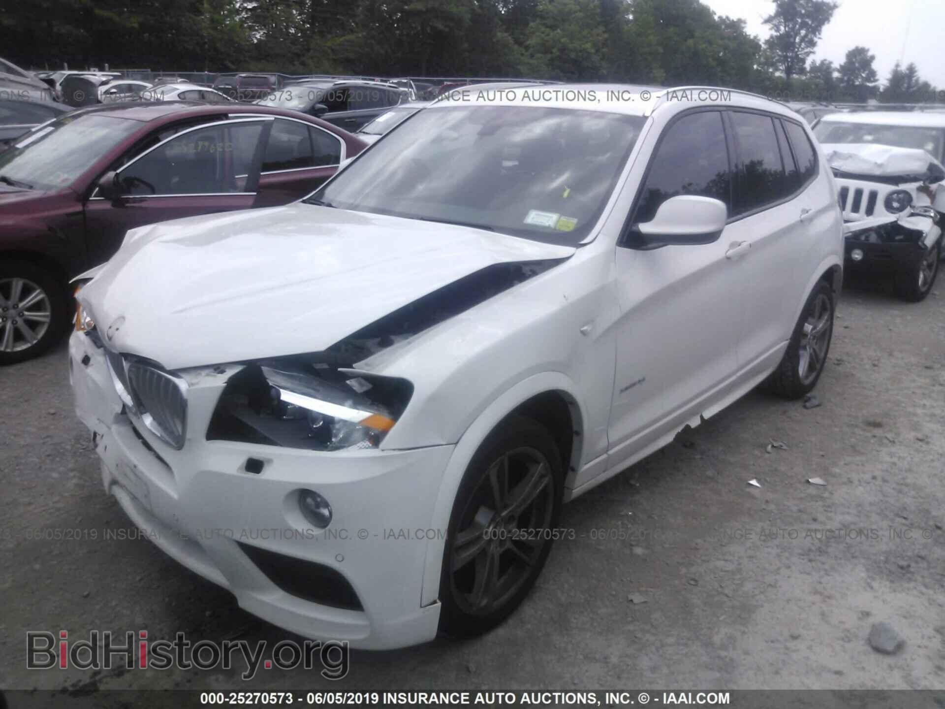 2014 BMW X3 - VIN: 5UXWX7C52E0E81738 - Фото 2