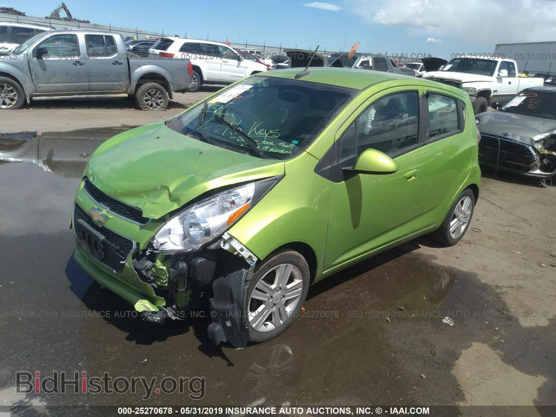 2014 CHEVROLET SPARK - VIN: KL8CD6S95EC568517 - Фото 2