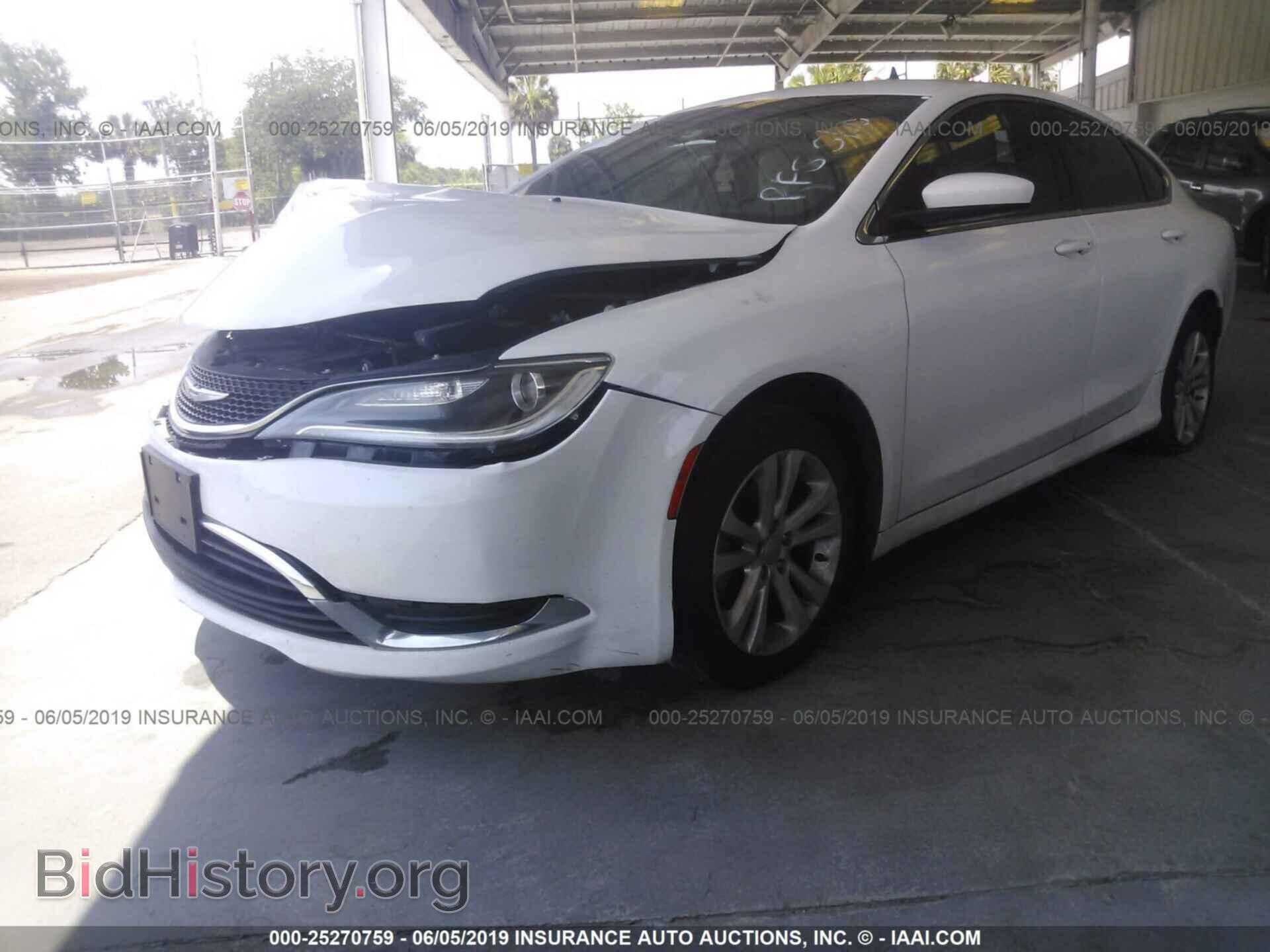 2015 CHRYSLER 200 - VIN: 1C3CCCAB6FN681450 - Фото 2