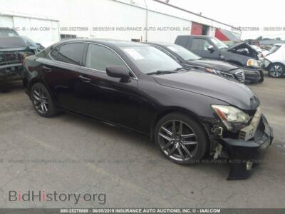 2007 Lexus IS 250, черный — VIN JTHBK262072045931, IAAI