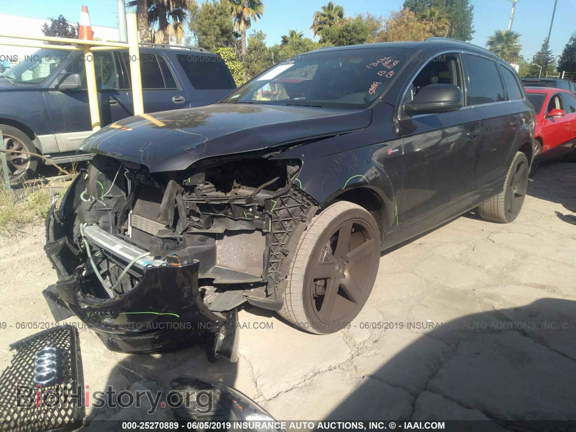 2013 AUDI Q7 - VIN: WA1DGAFE3DD016465 - Фото 2
