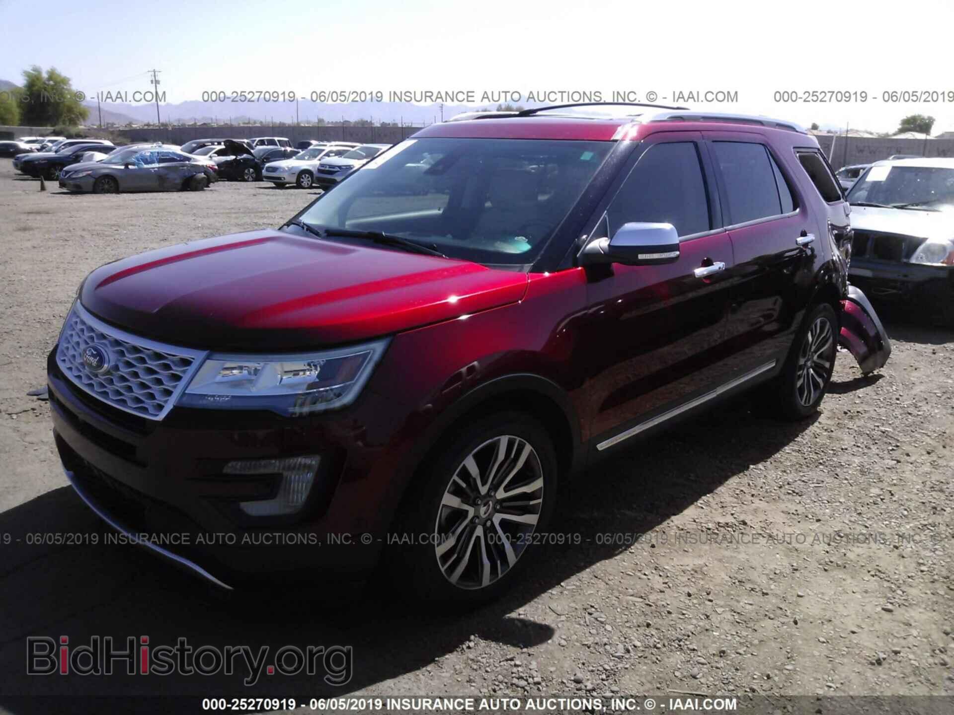 2016 FORD EXPLORER - VIN: 1FM5K8HT9GGB52868 - Фото 2