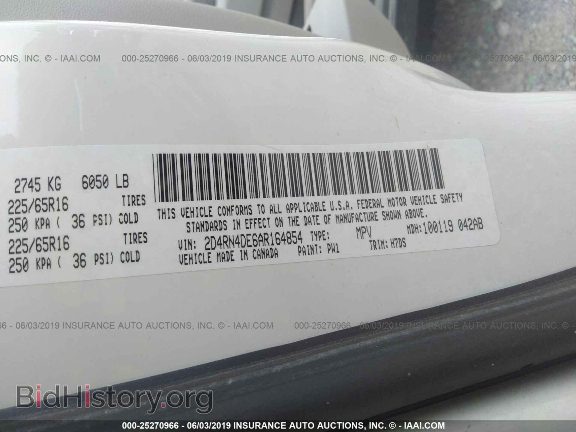 2010 DODGE GRAND CARAVAN - VIN: 2D4RN4DE6AR164854 - Фото 9