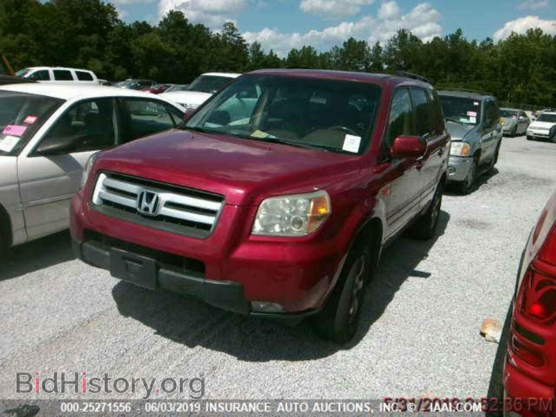 Фотография 5FNYF28586B035991 - HONDA PILOT 2006