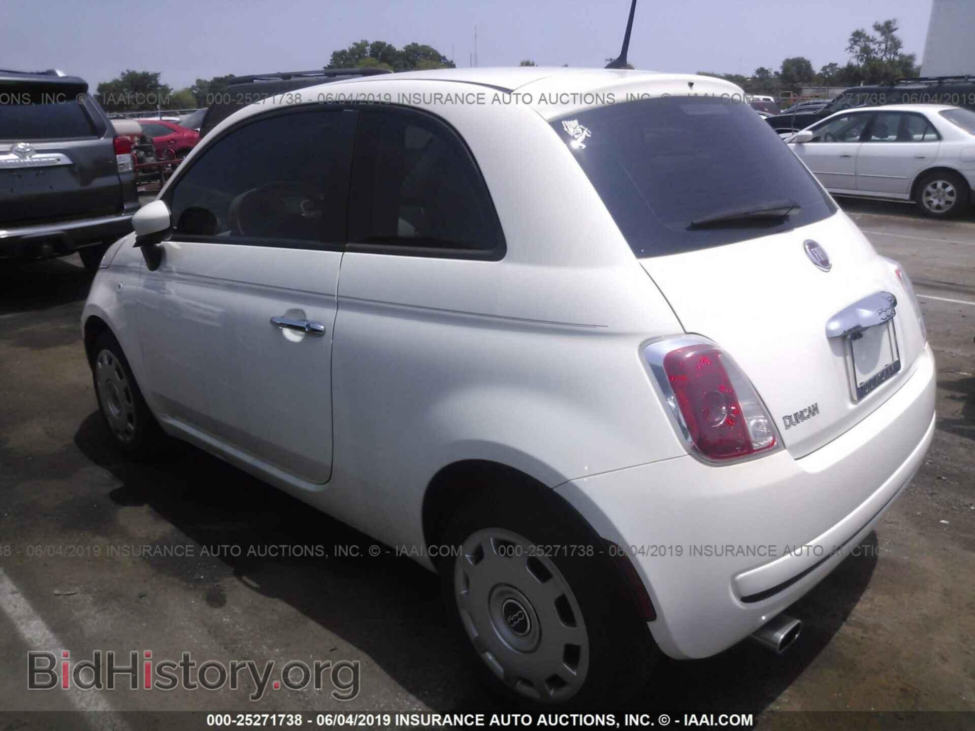 2012 FIAT 500 - VIN: 3C3CFFAR7CT343945 - Photo 3