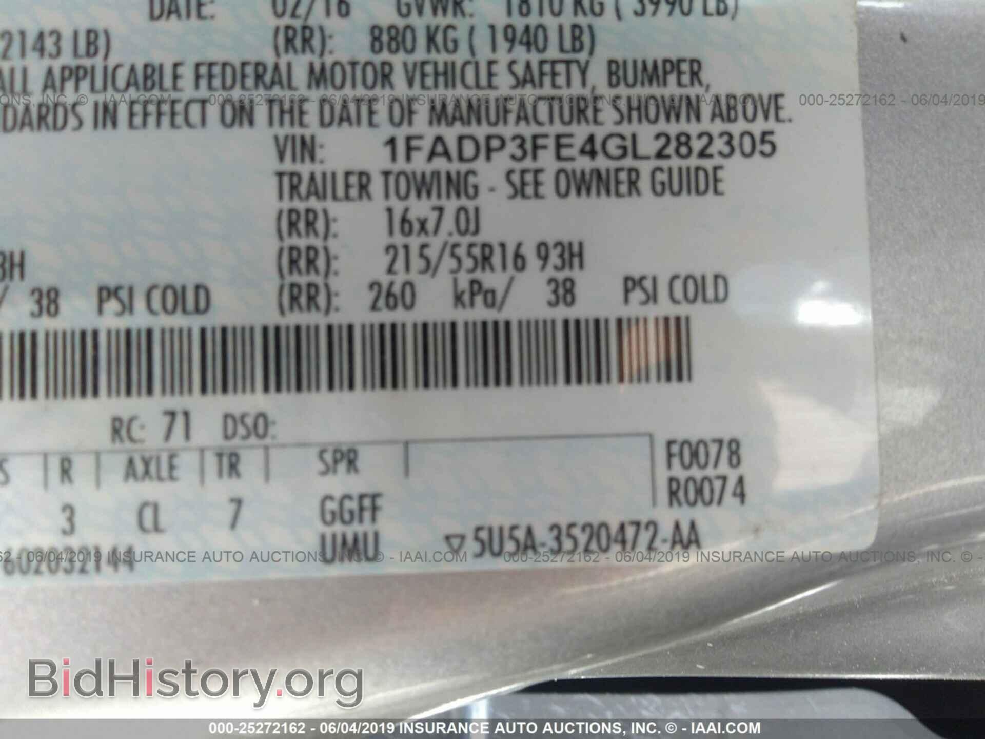 2016 FORD FOCUS - VIN: 1FADP3FE4GL282305 - Photo 9