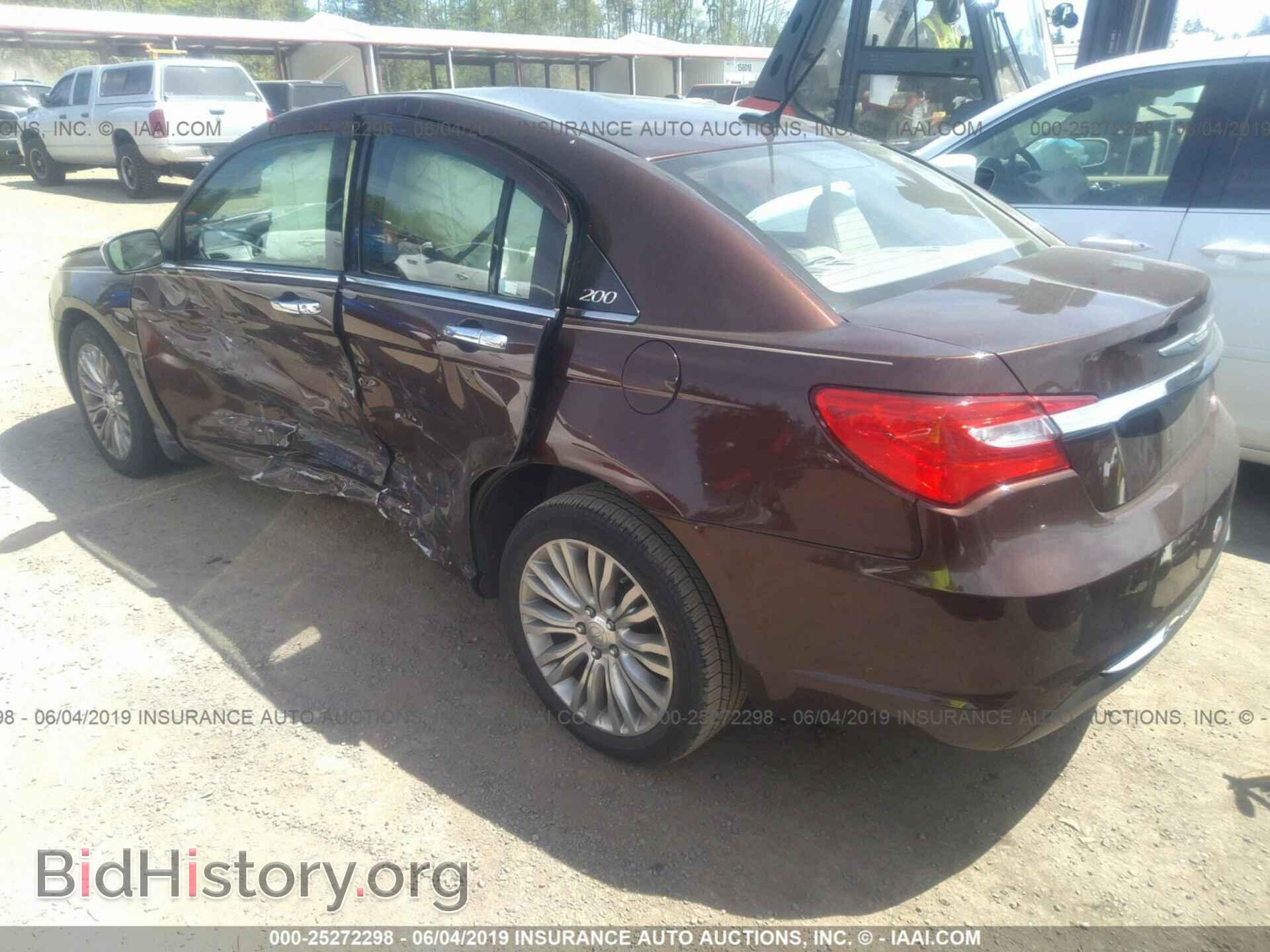 2012 CHRYSLER 200 - VIN: 1C3CCBCB1CN169887 - Фото 3