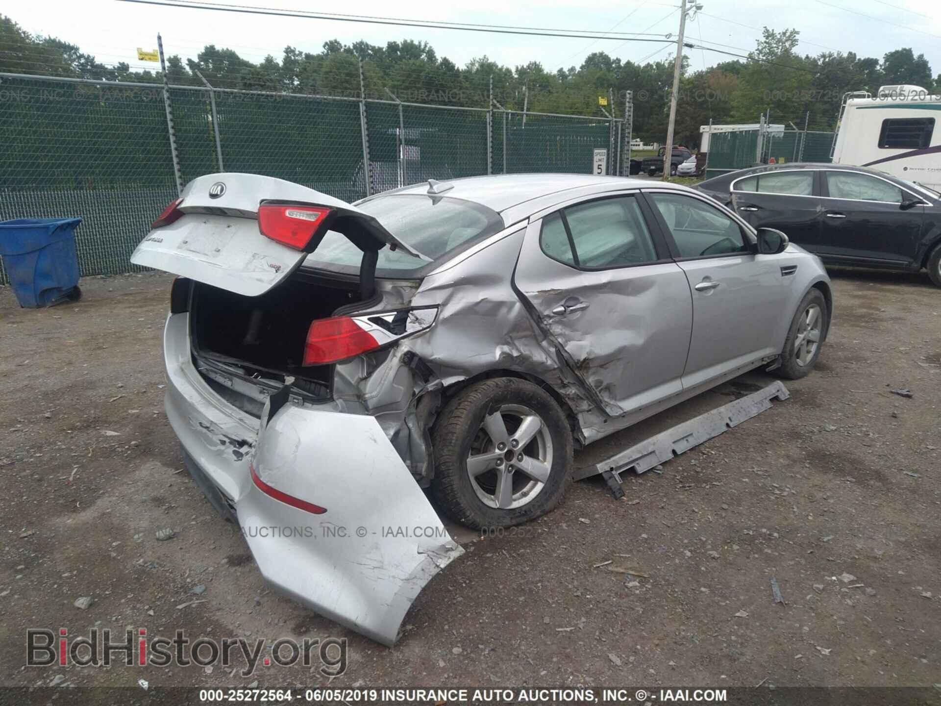 2014 KIA OPTIMA - VIN: 5XXGM4A70EG345525 - Фото 4