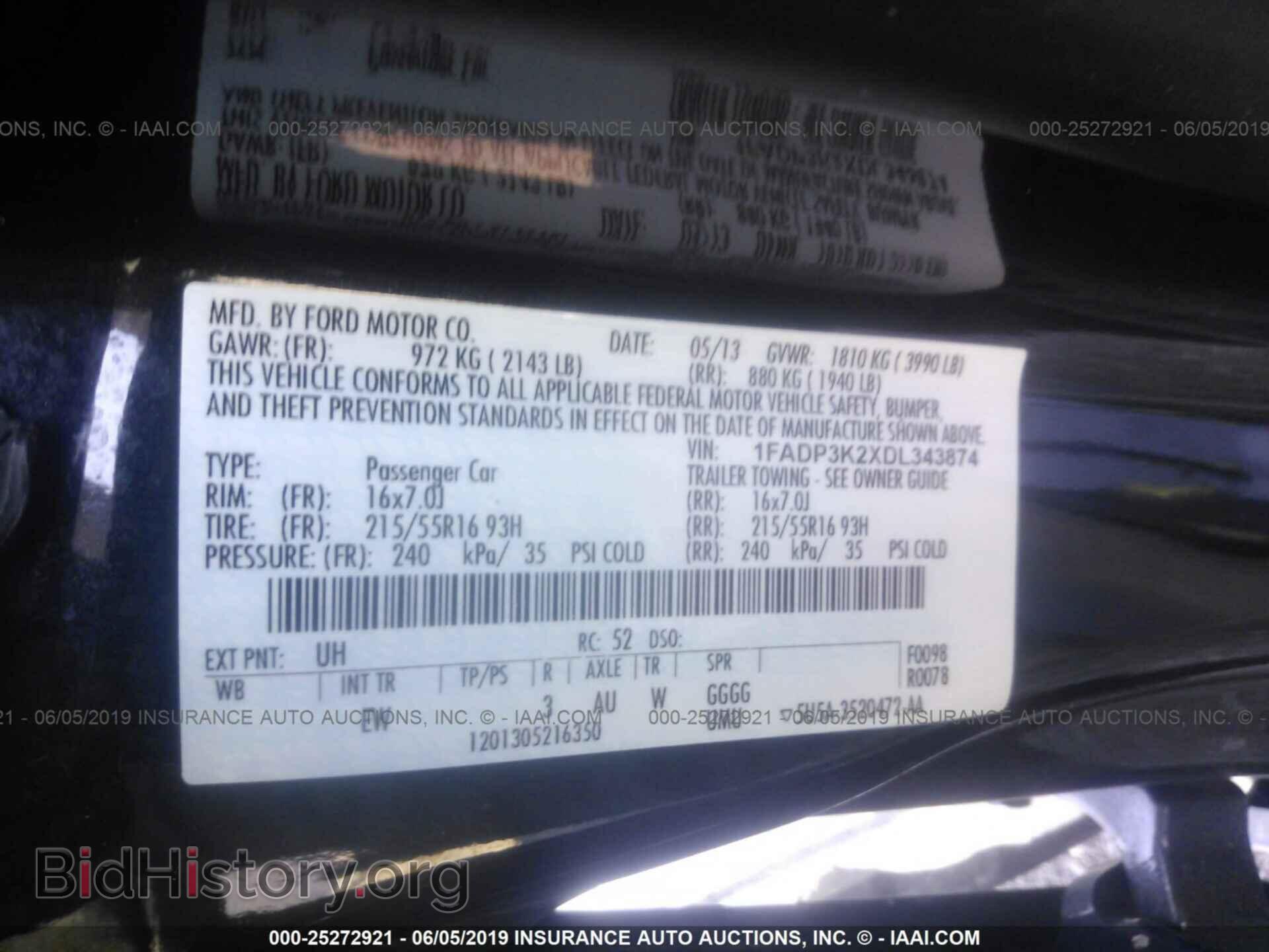 2013 FORD FOCUS - VIN: 1FADP3K2XDL343874 - Photo 9