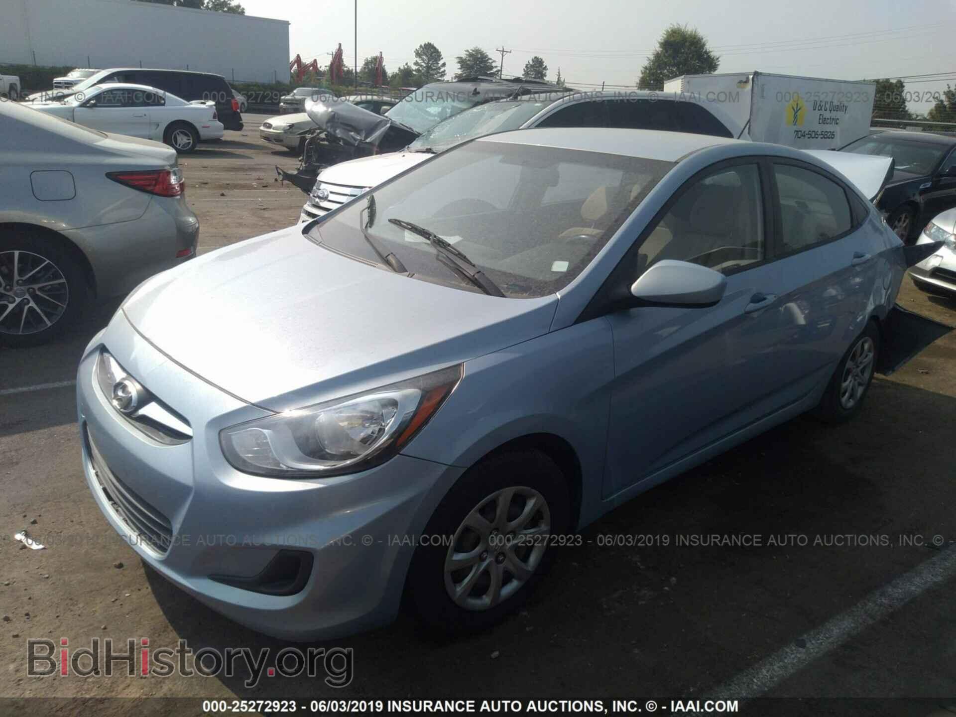 2014 HYUNDAI ACCENT - VIN: KMHCT4AE6EU667656 - Фото 2