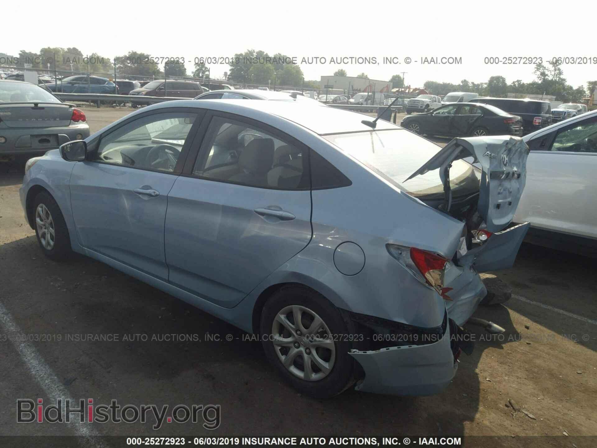 2014 HYUNDAI ACCENT - VIN: KMHCT4AE6EU667656 - Фото 3