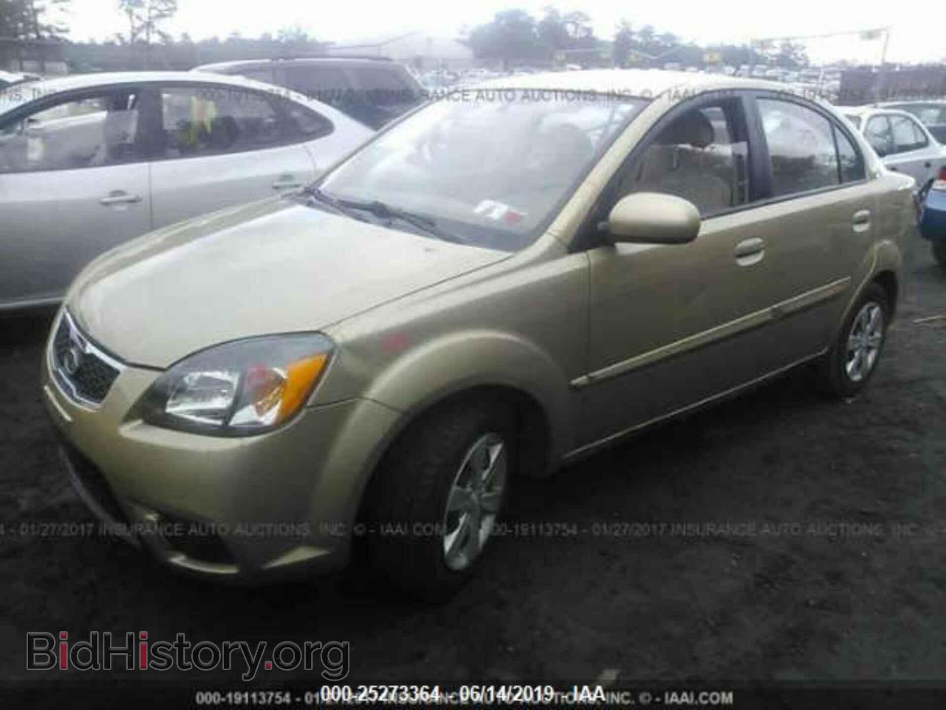 2011 KIA RIO - VIN: KNADH4A34B6734115 - Фото 2