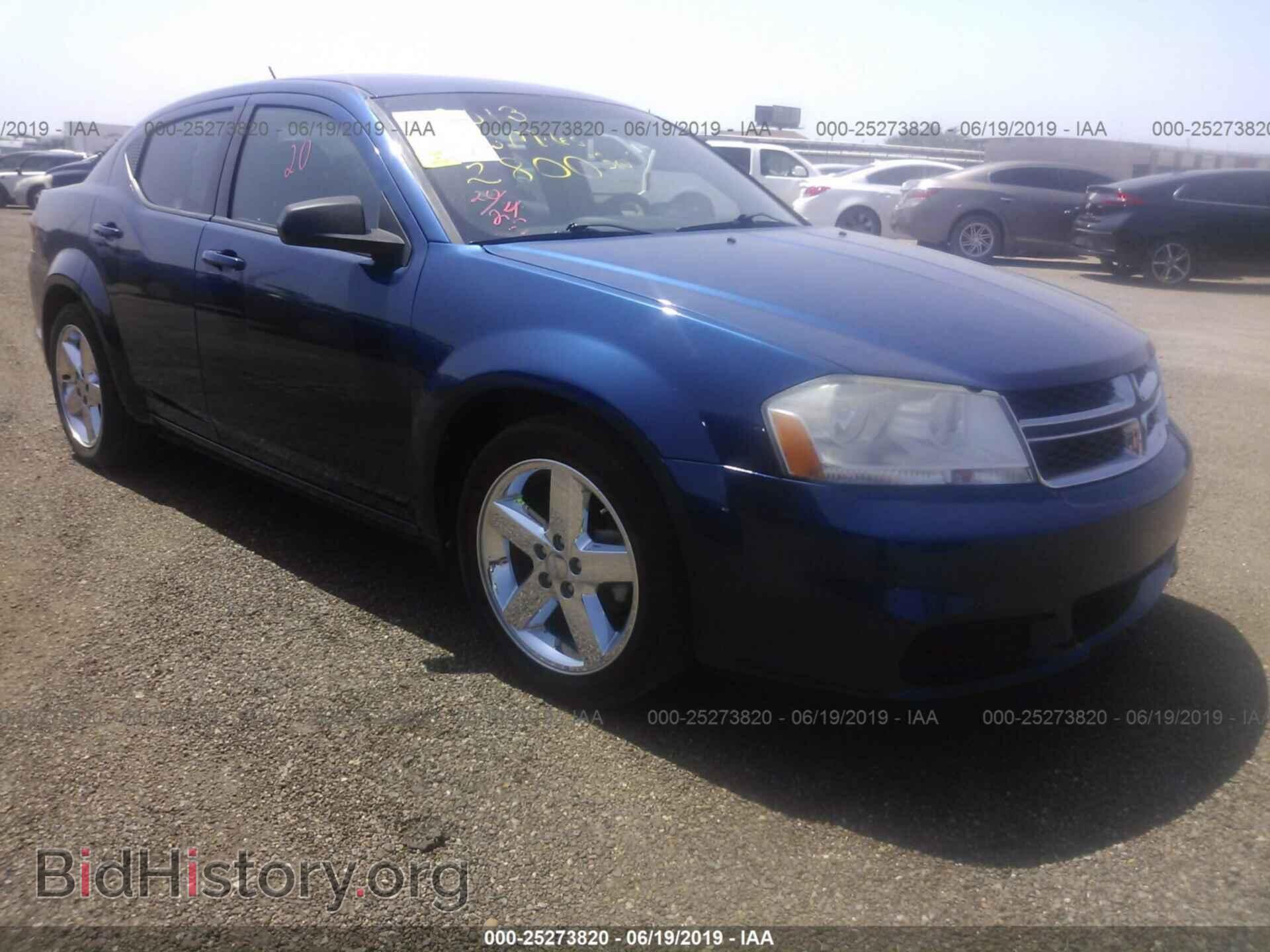 Photo 1C3CDZAB1DN650748 - DODGE AVENGER 2013