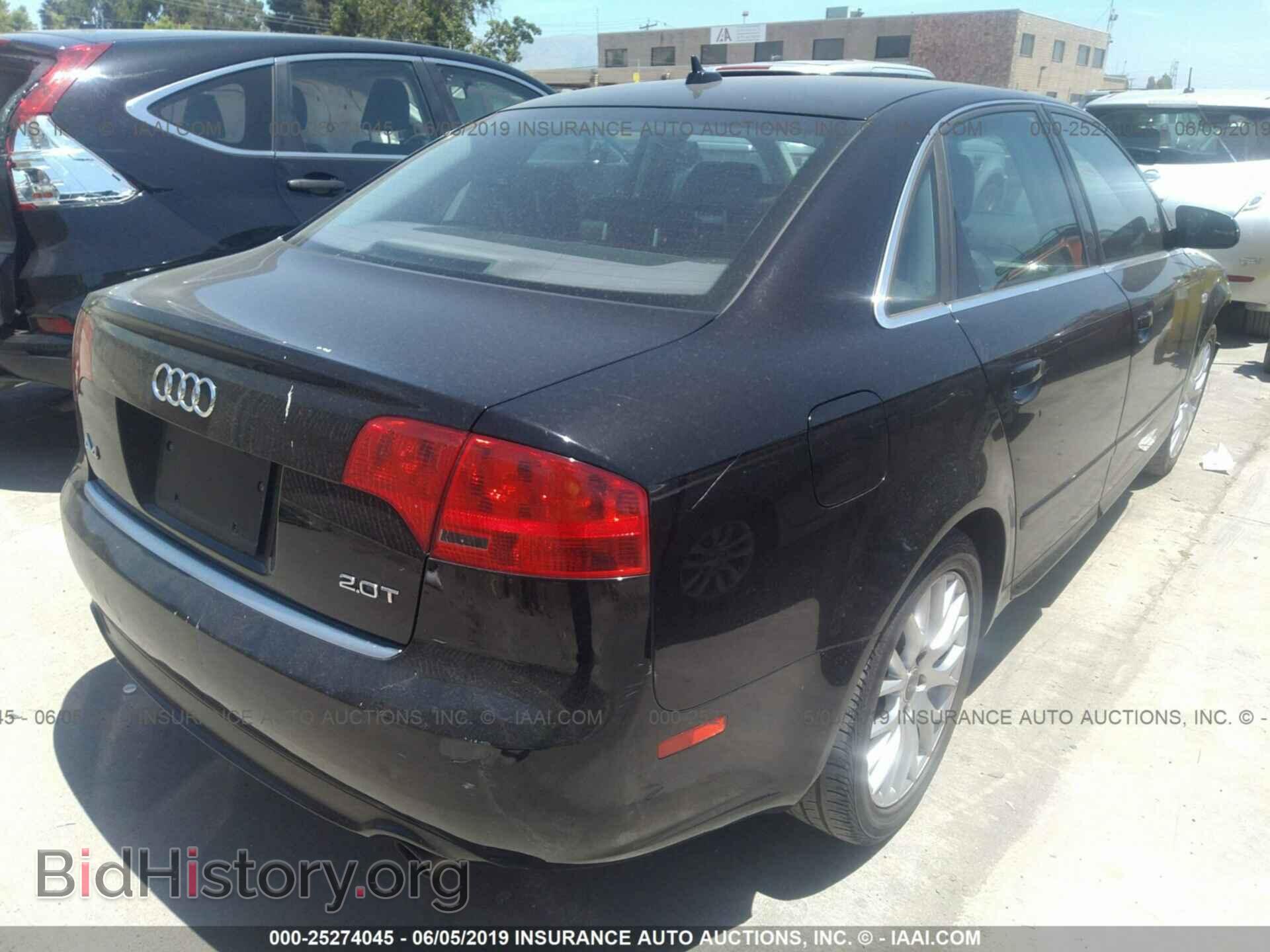 2008 AUDI A4 - VIN: WAUAF78E38A133009 - Фото 4