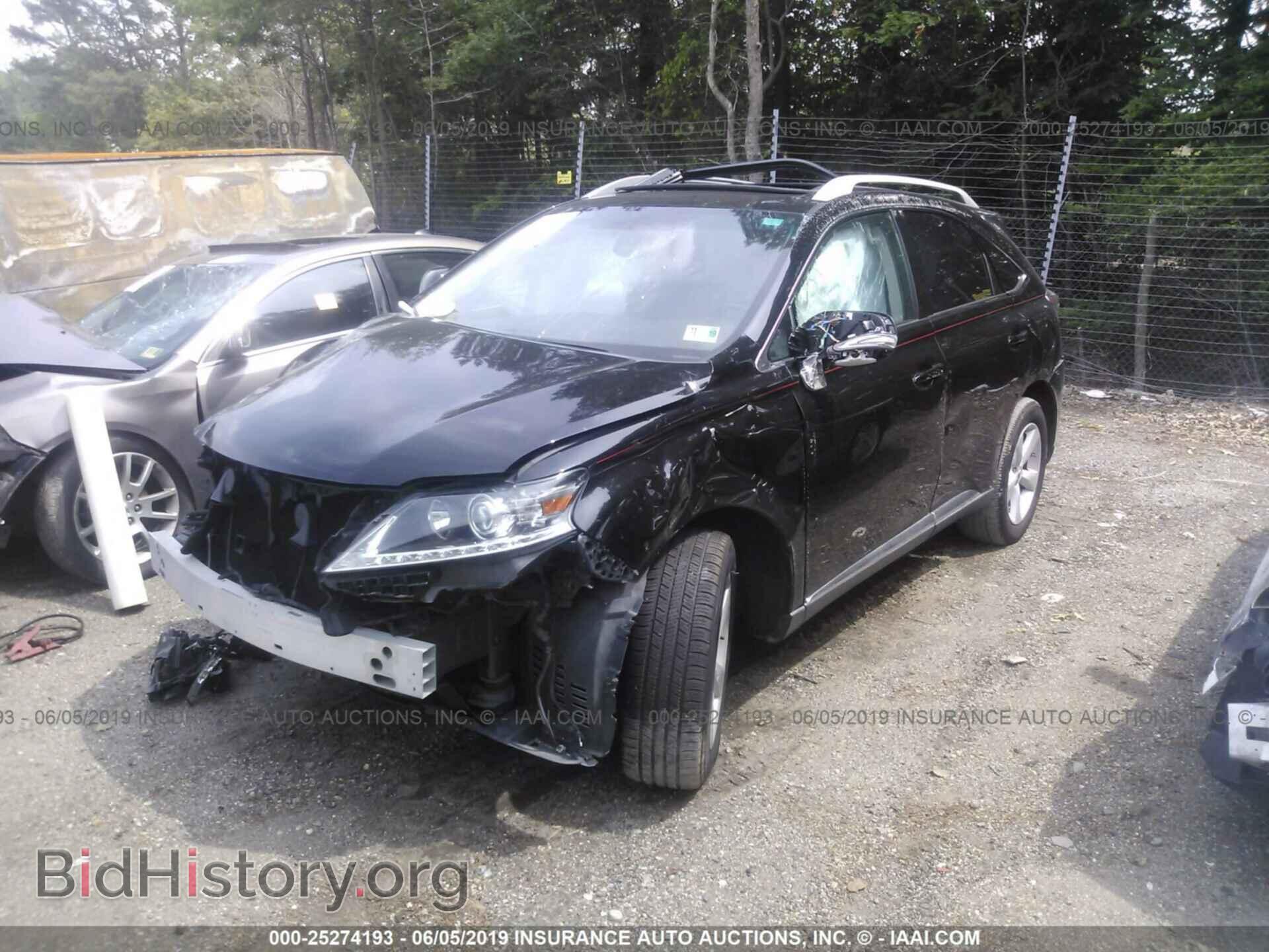 2013 LEXUS RX - VIN: 2T2BK1BAXDC183011 - Фото 2