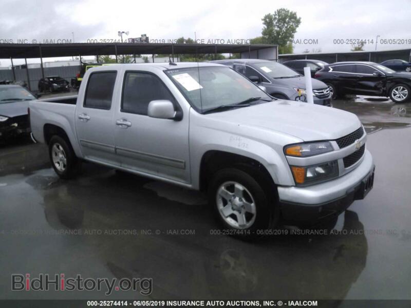 2012 Chevrolet COLORADO LT (VIN 1GCDSCF94C8148564) — фото 1 из 10, IAAI, повреждение: задняя часть
