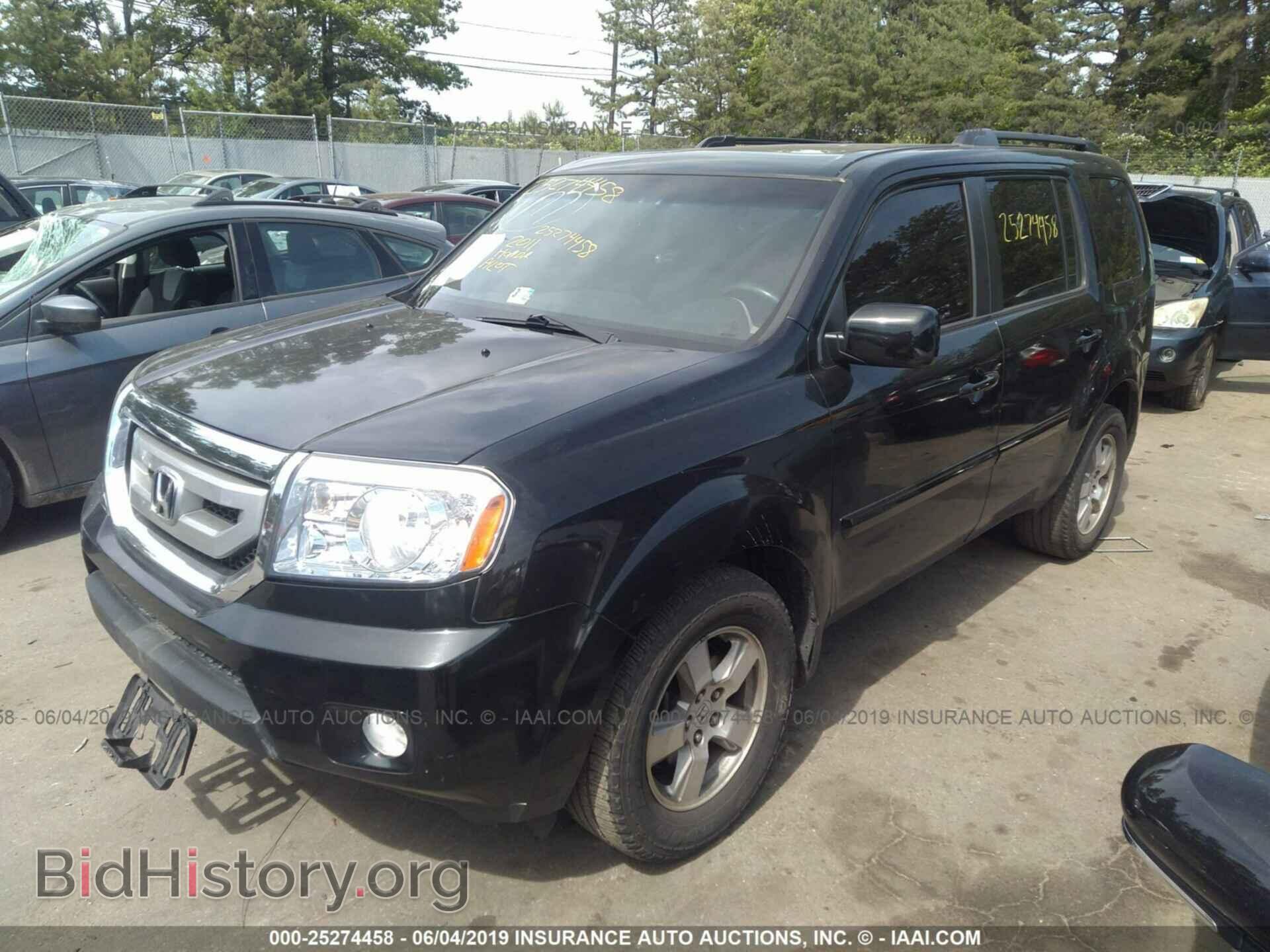 2011 HONDA PILOT - VIN: 5FNYF4H50BB035280 - Фото 2