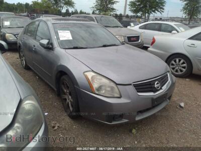 2008 Nissan MAXIMA SE/SL, серебристый — VIN 1N4BA41E98C828233, IAAI