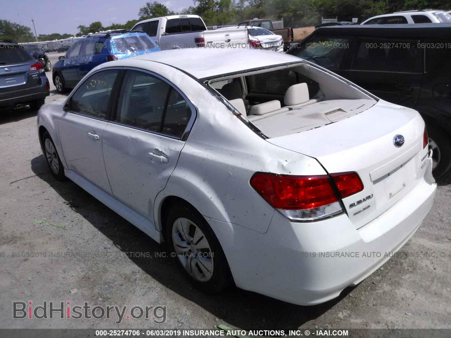 2011 SUBARU LEGACY - VIN: 4S3BMCA60B3241303 - Фото 3