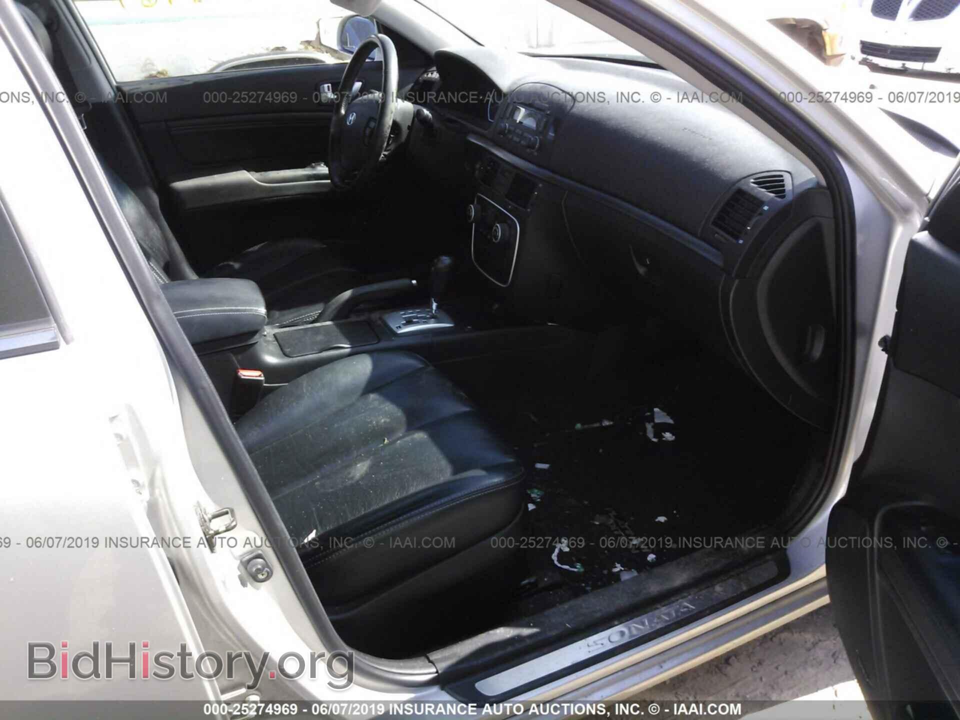 2007 HYUNDAI SONATA - VIN: 5NPET46F77H241289 - Фото 5