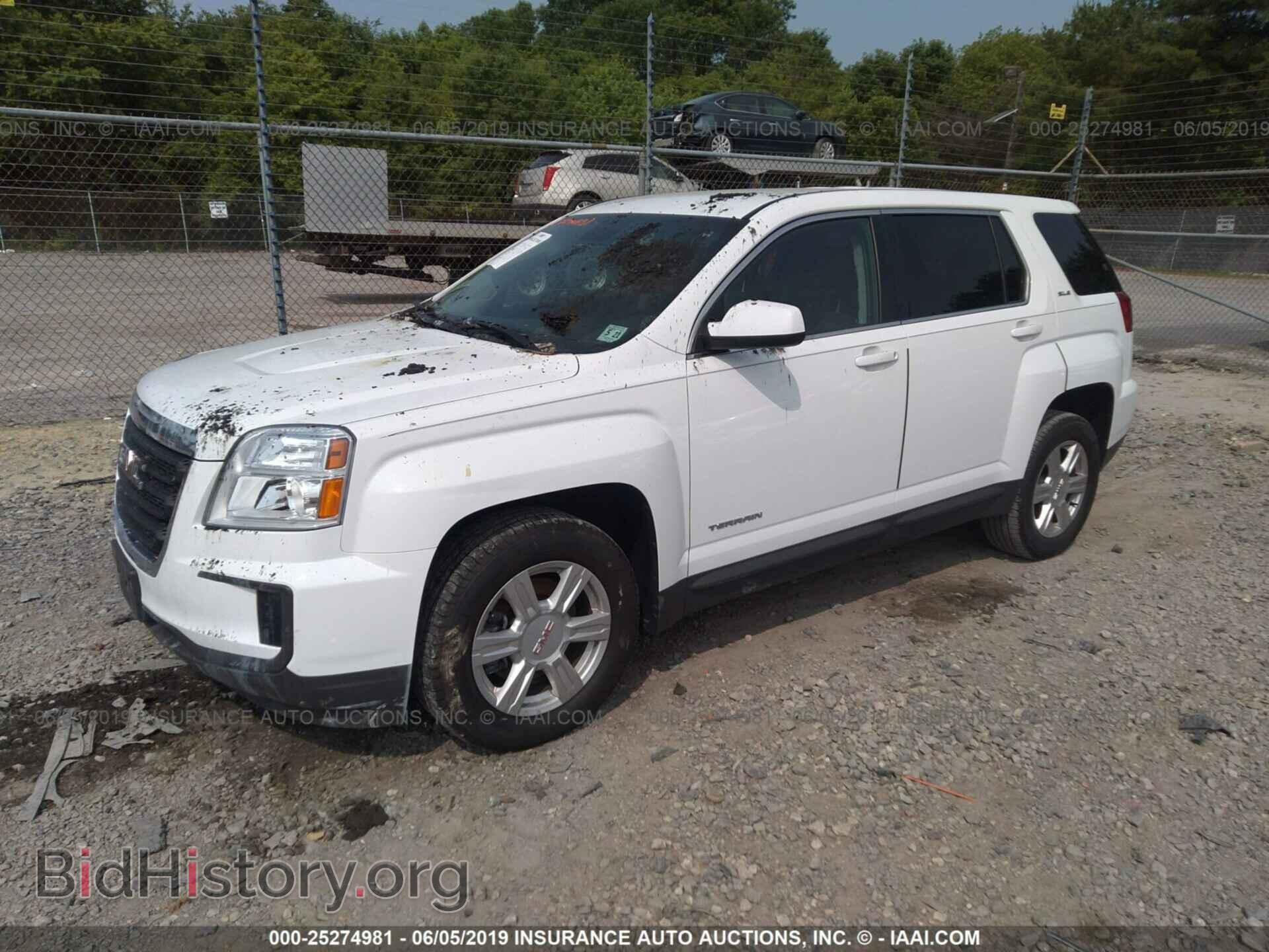 2016 GMC TERRAIN - VIN: 2GKALMEK2G6306247 - Фото 2