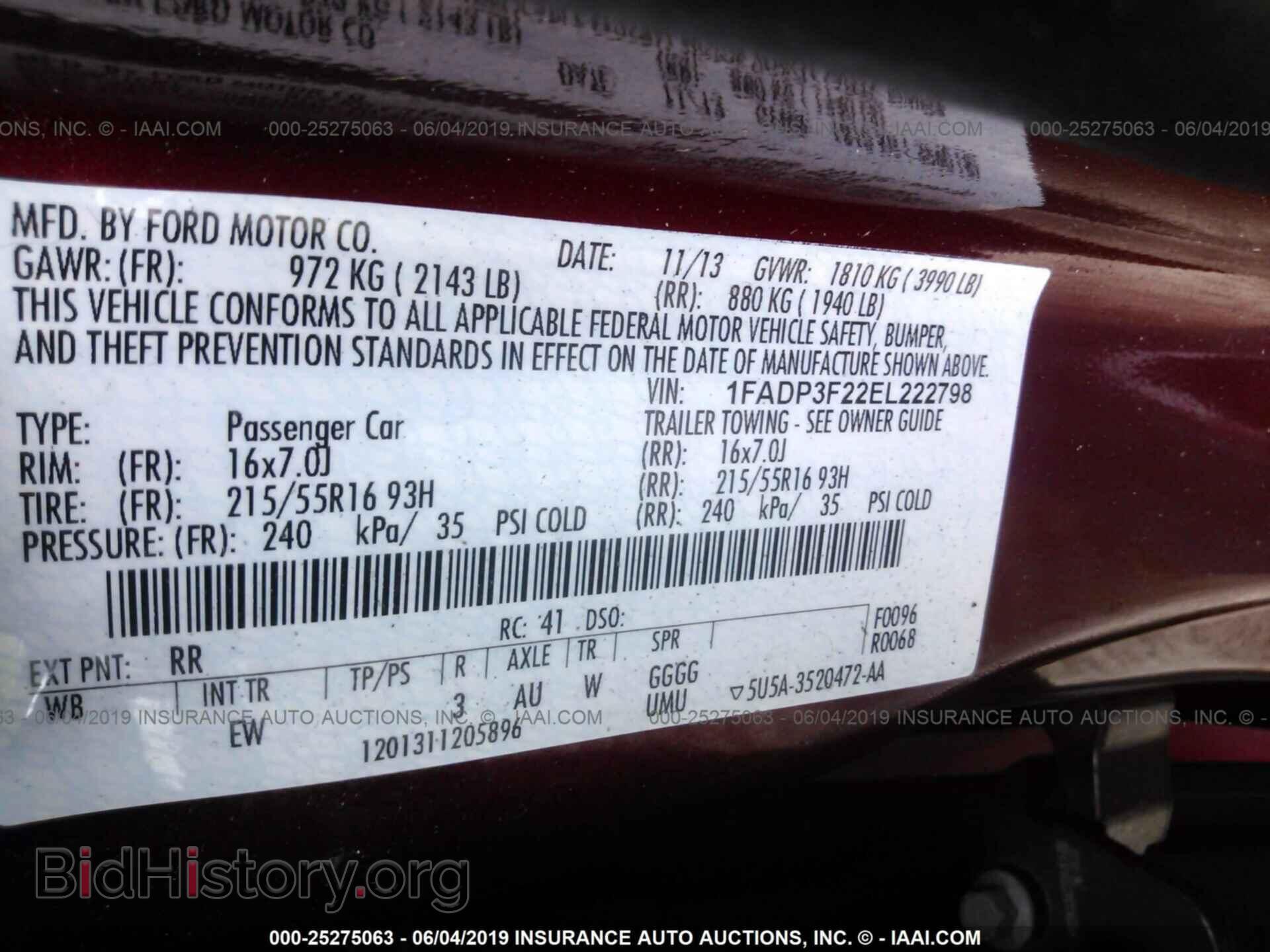 2014 FORD FOCUS - VIN: 1FADP3F22EL222798 - Photo 9