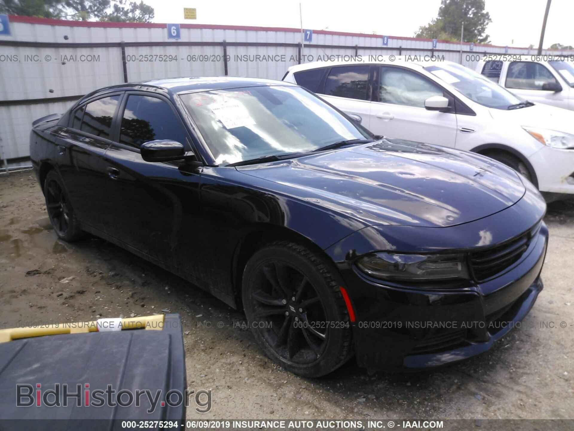 2018 Dodge CHARGER SXT (VIN 2C3CDXBGXJH257706) — фото 1 из 10, IAAI, повреждение: град