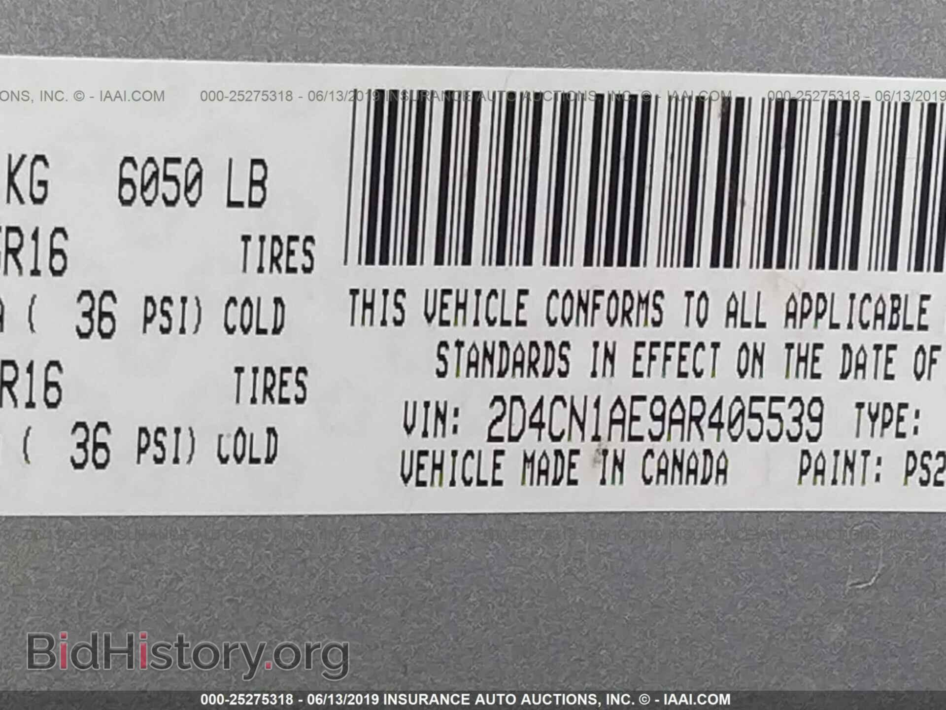 2010 DODGE GRAND CARAVAN - VIN: 2D4CN1AE9AR405539 - Фото 9