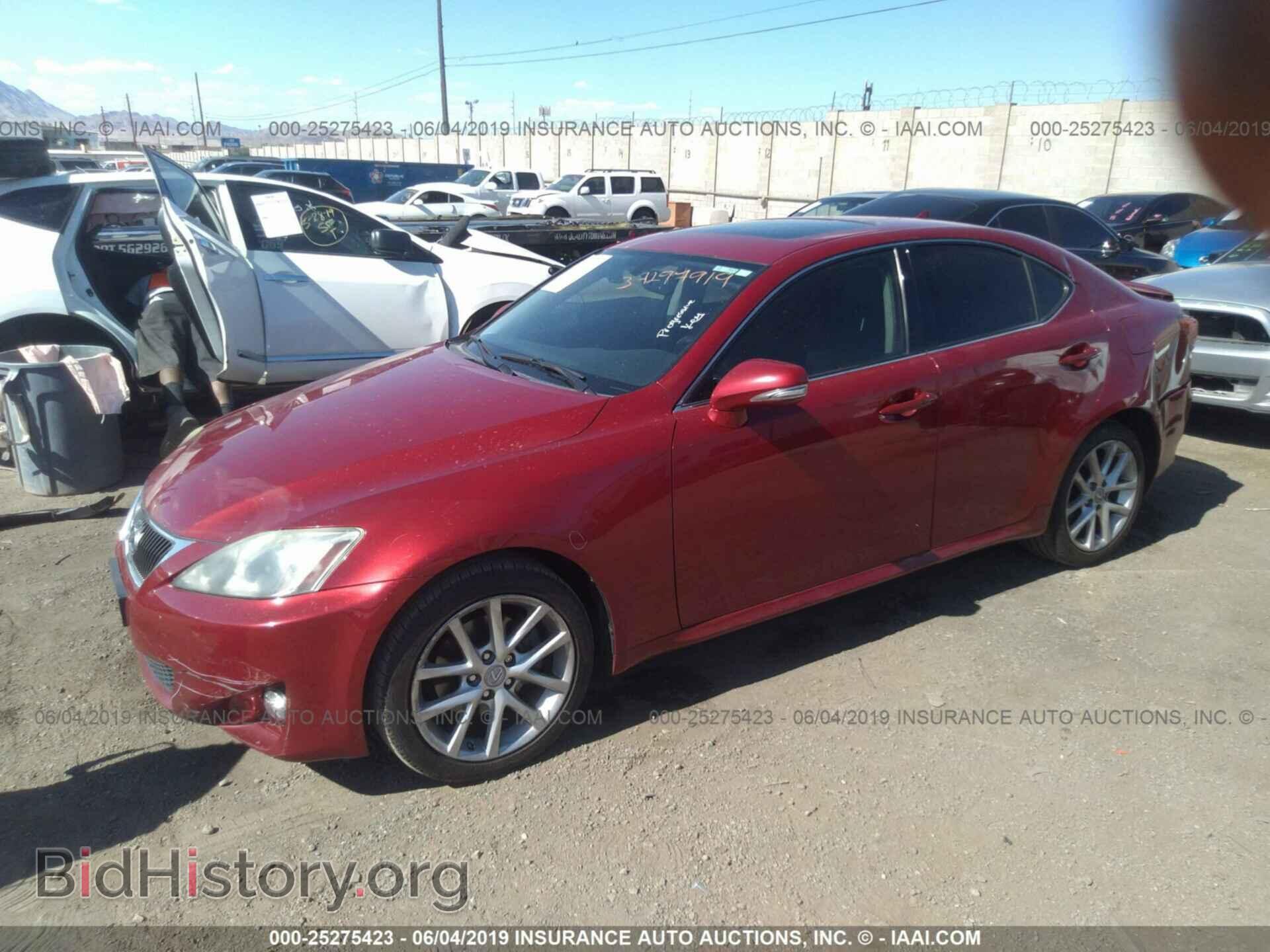 2011 LEXUS IS - VIN: JTHCF5C21B5047225 - Фото 2