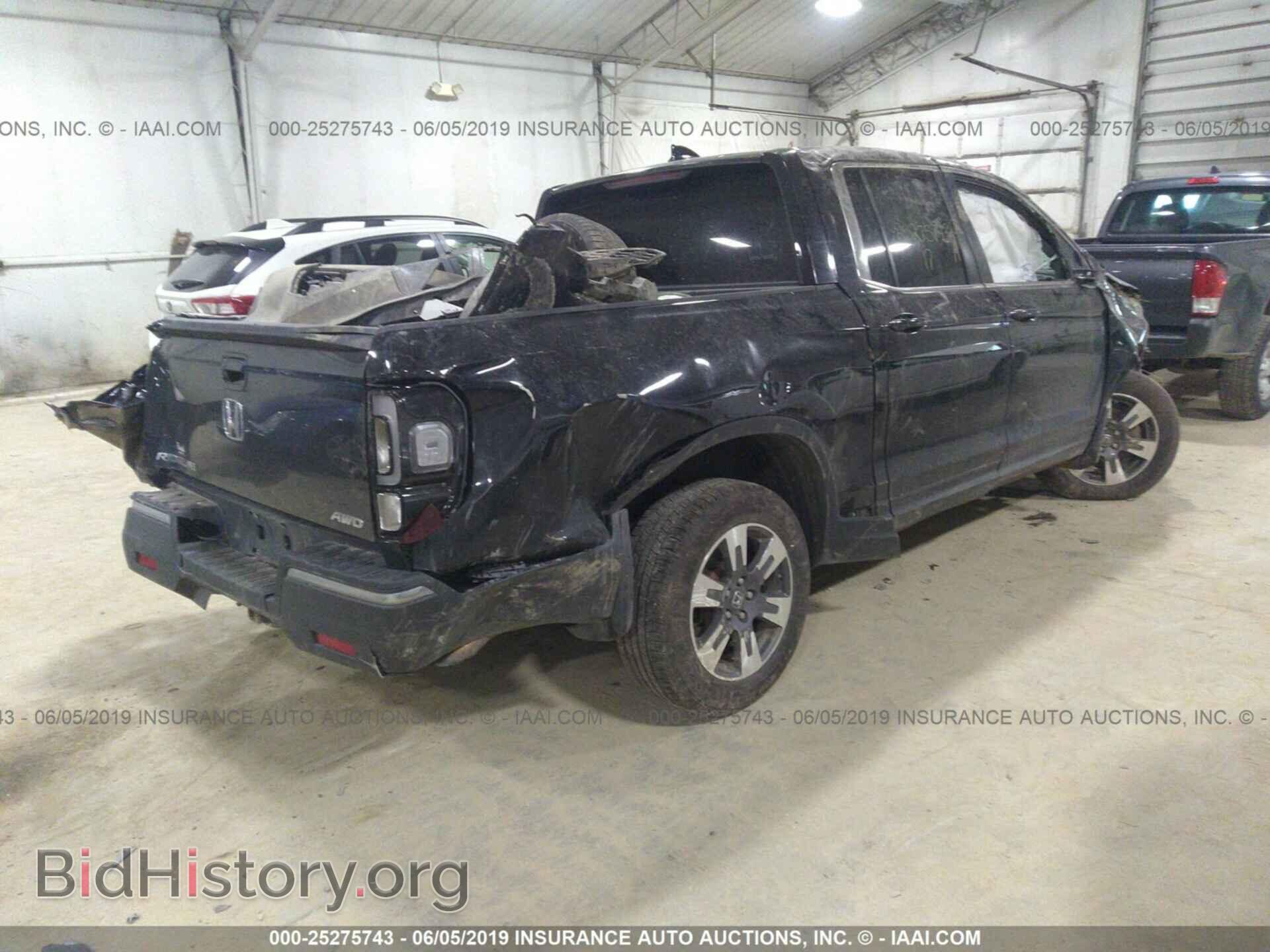 2017 HONDA RIDGELINE - VIN: 5FPYK3F67HB032345 - Фото 4