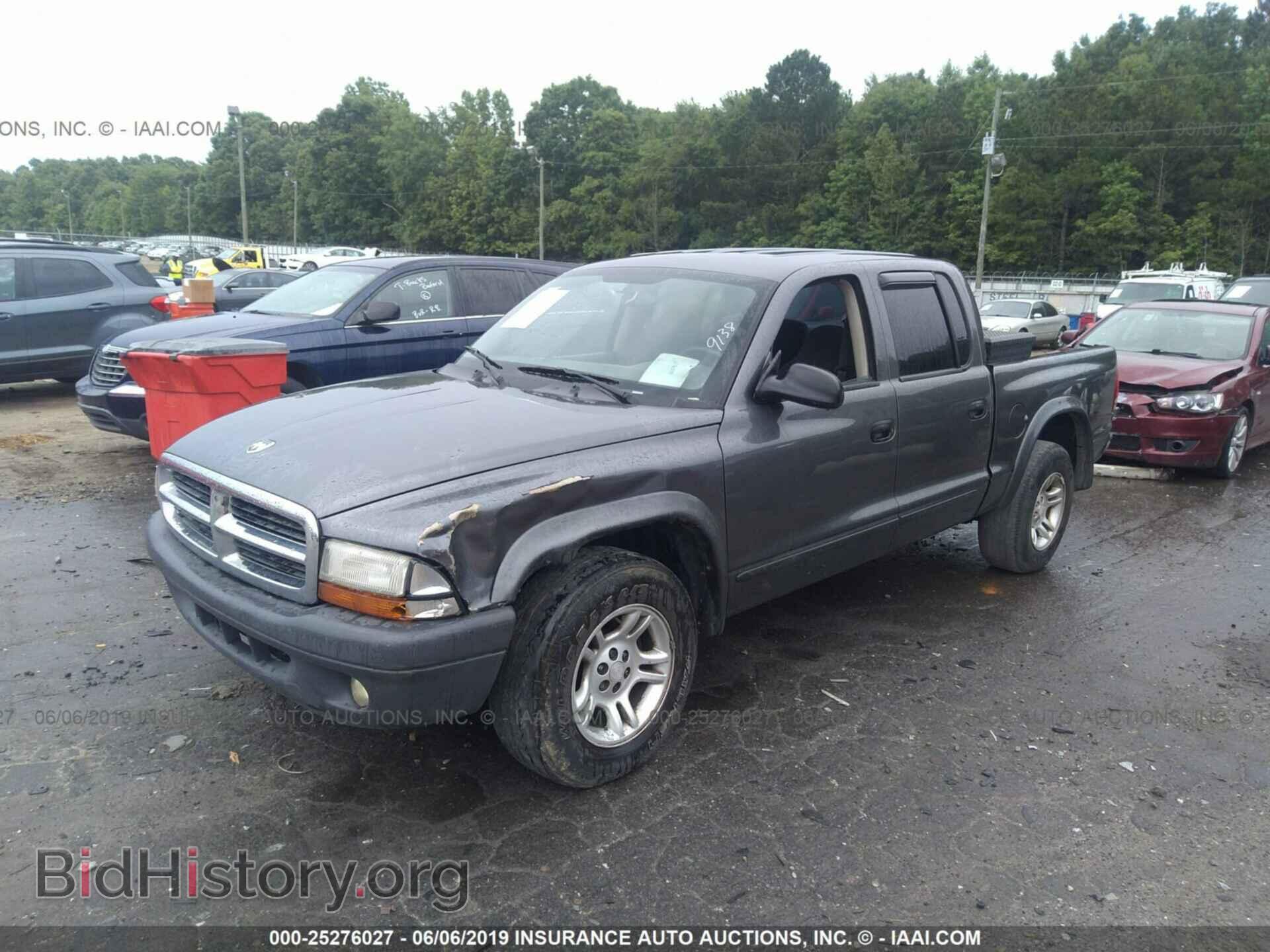2004 DODGE DAKOTA - VIN: 1D7HL48N54S599138 - Фото 2