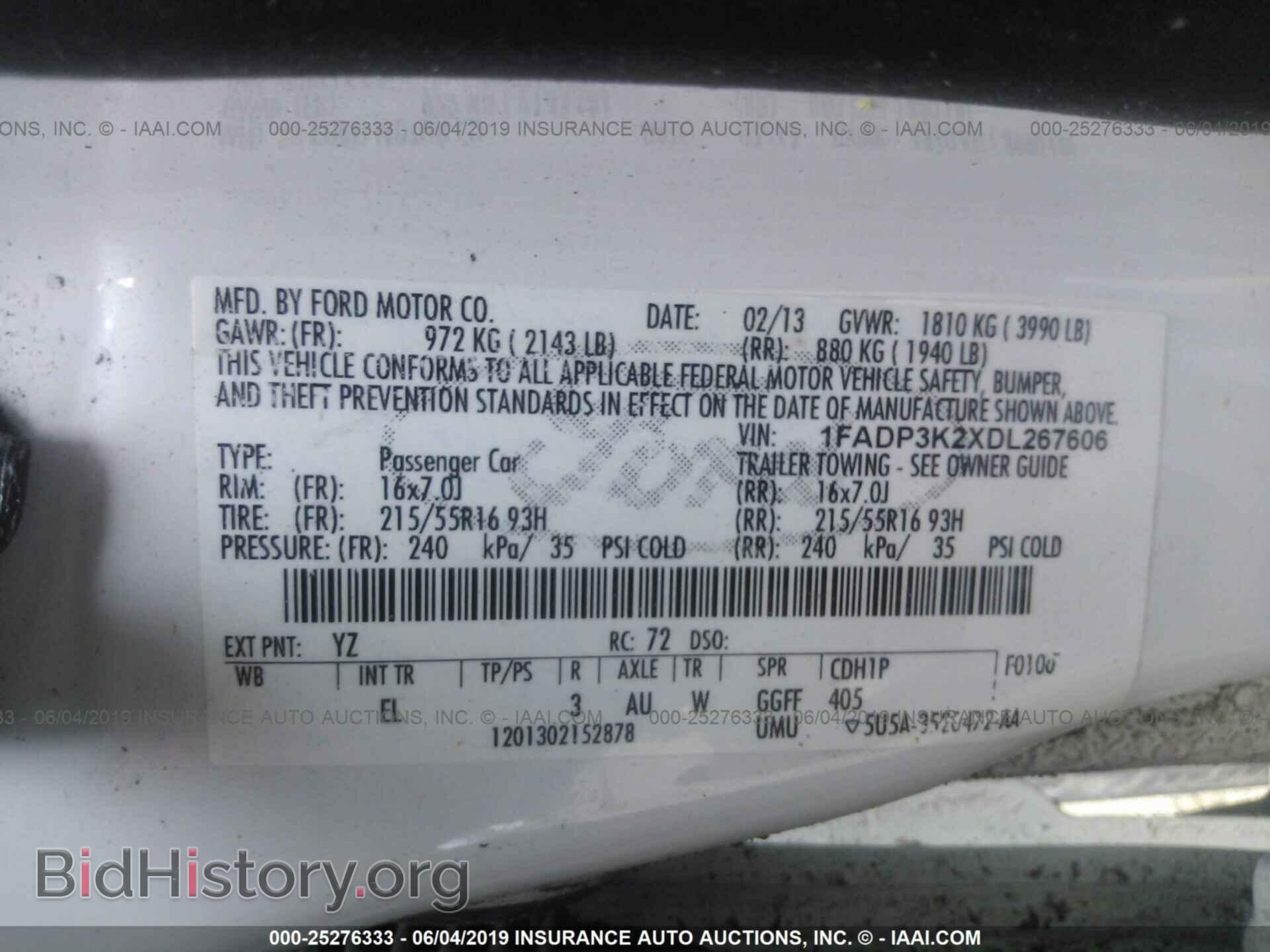 2013 FORD FOCUS - VIN: 1FADP3K2XDL267606 - Photo 9