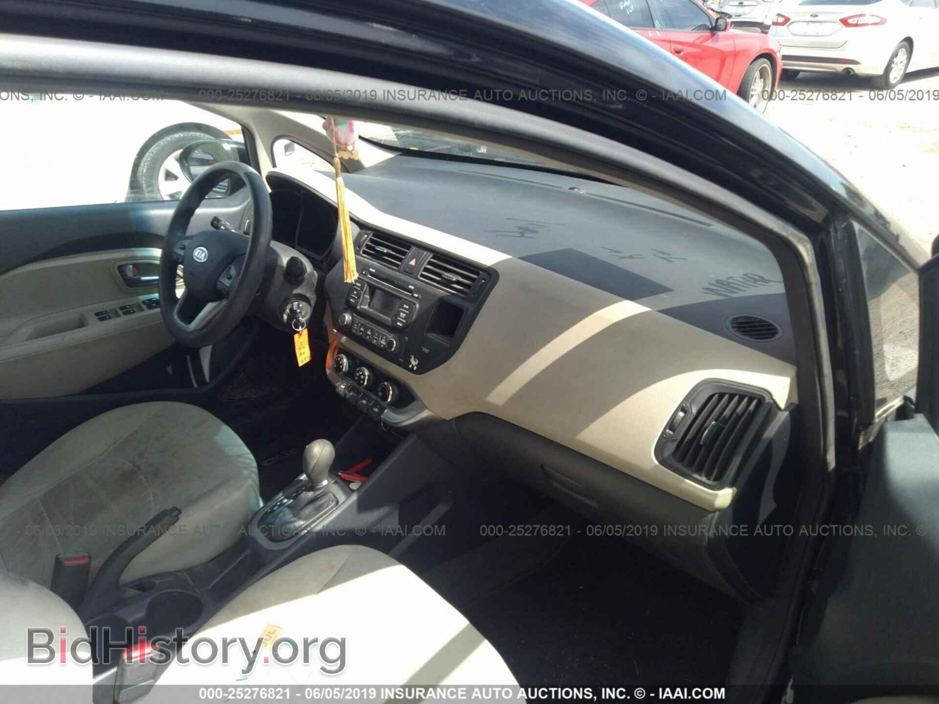 2012 KIA RIO - VIN: KNADM4A30C6077133 - Фото 5