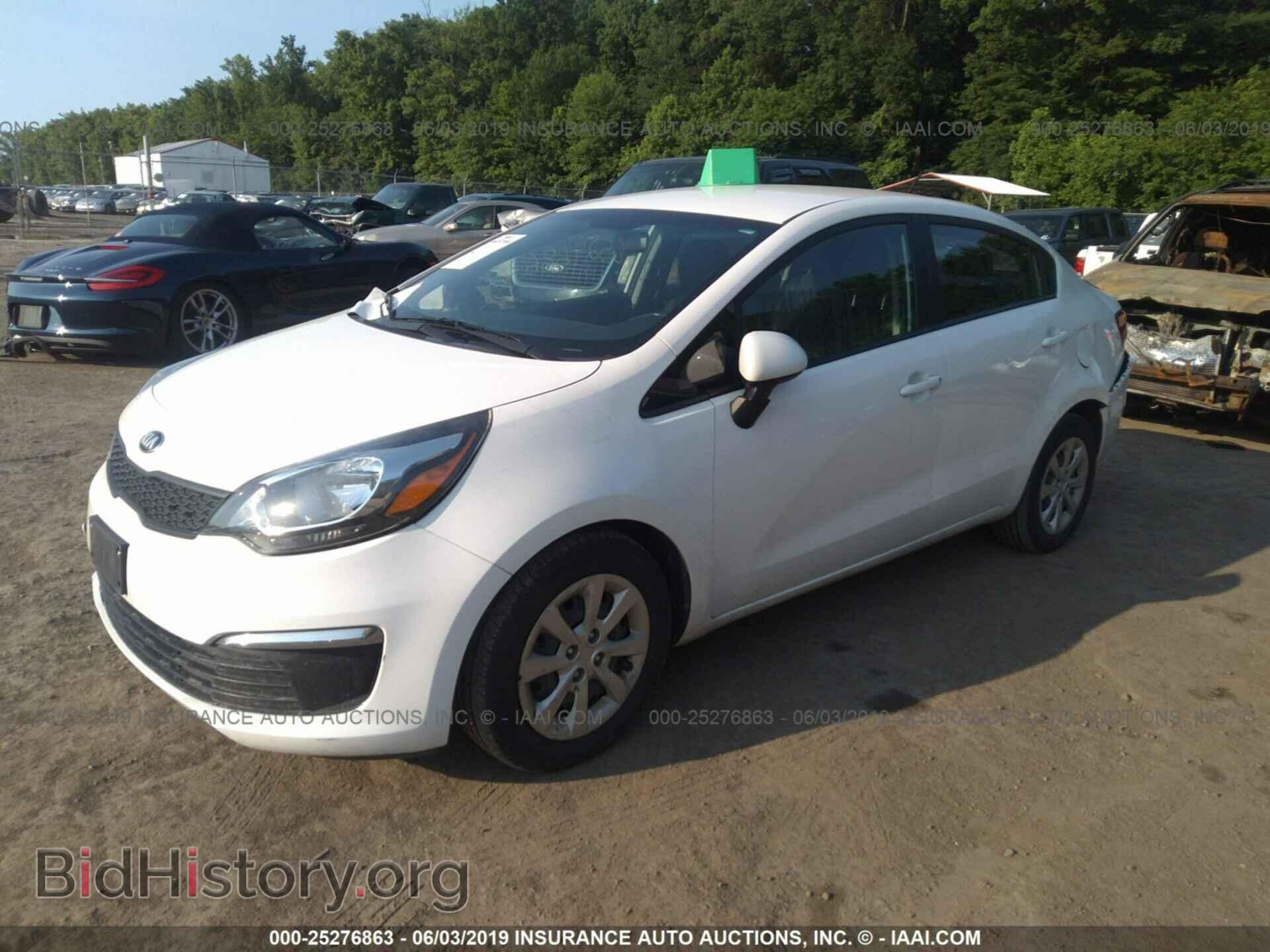 2016 KIA RIO - VIN: KNADM4A33G6562338 - Фото 2