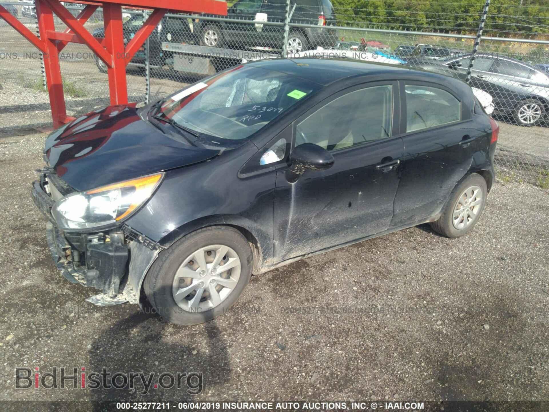 2013 KIA RIO - VIN: KNADM5A31D6157676 - Фото 2