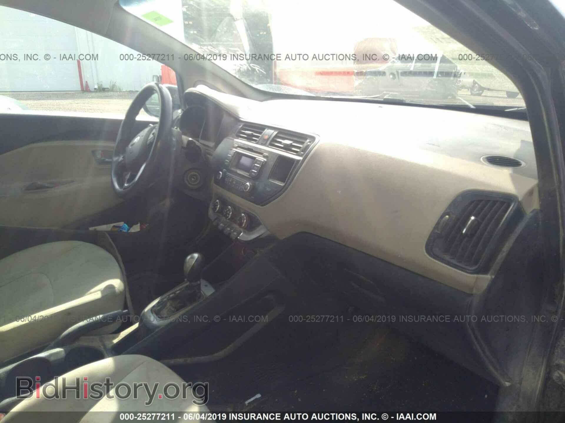 2013 KIA RIO - VIN: KNADM5A31D6157676 - Фото 5