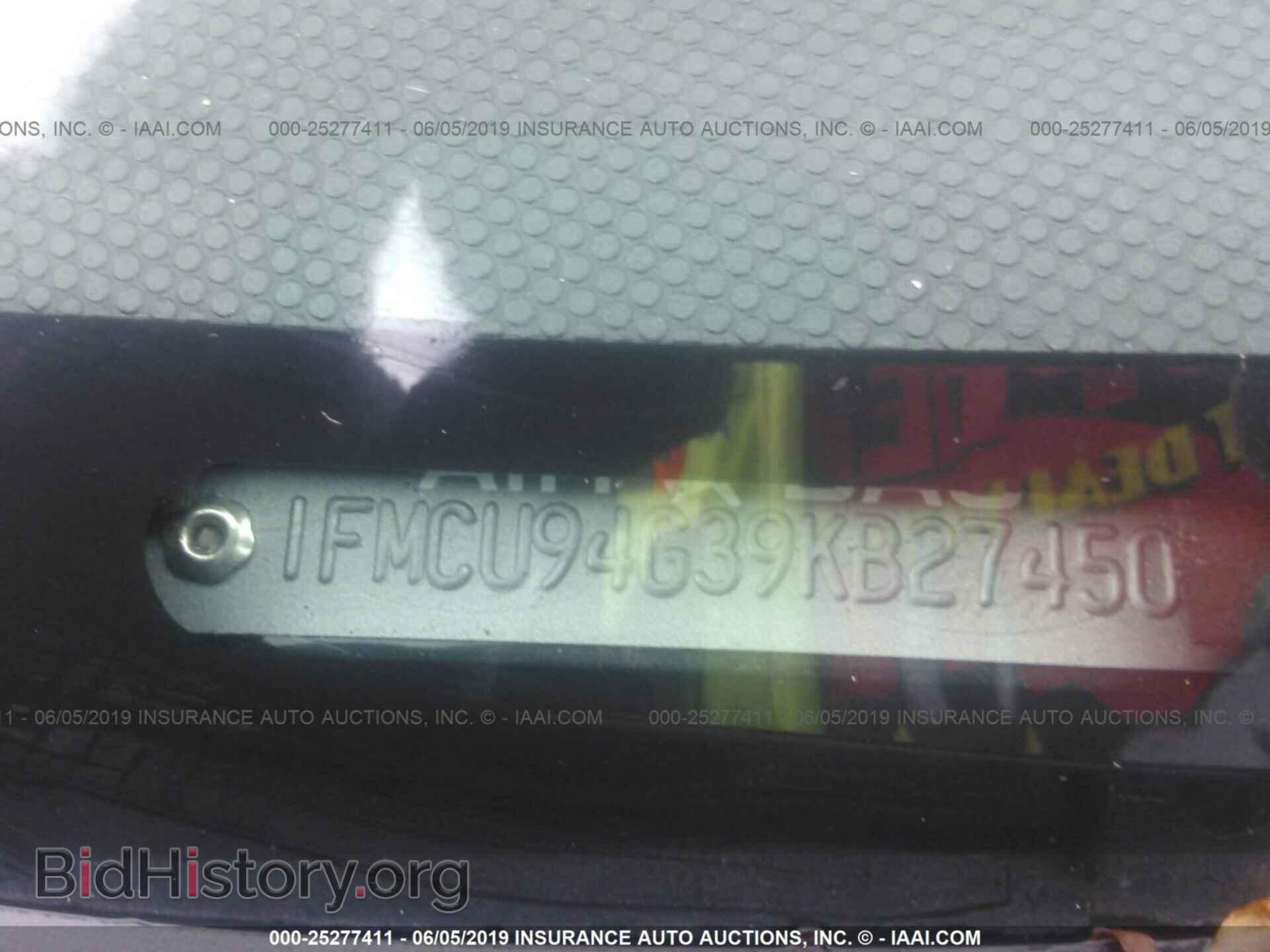 2009 FORD ESCAPE - VIN: 1FMCU94G39KB27450 - Фото 9