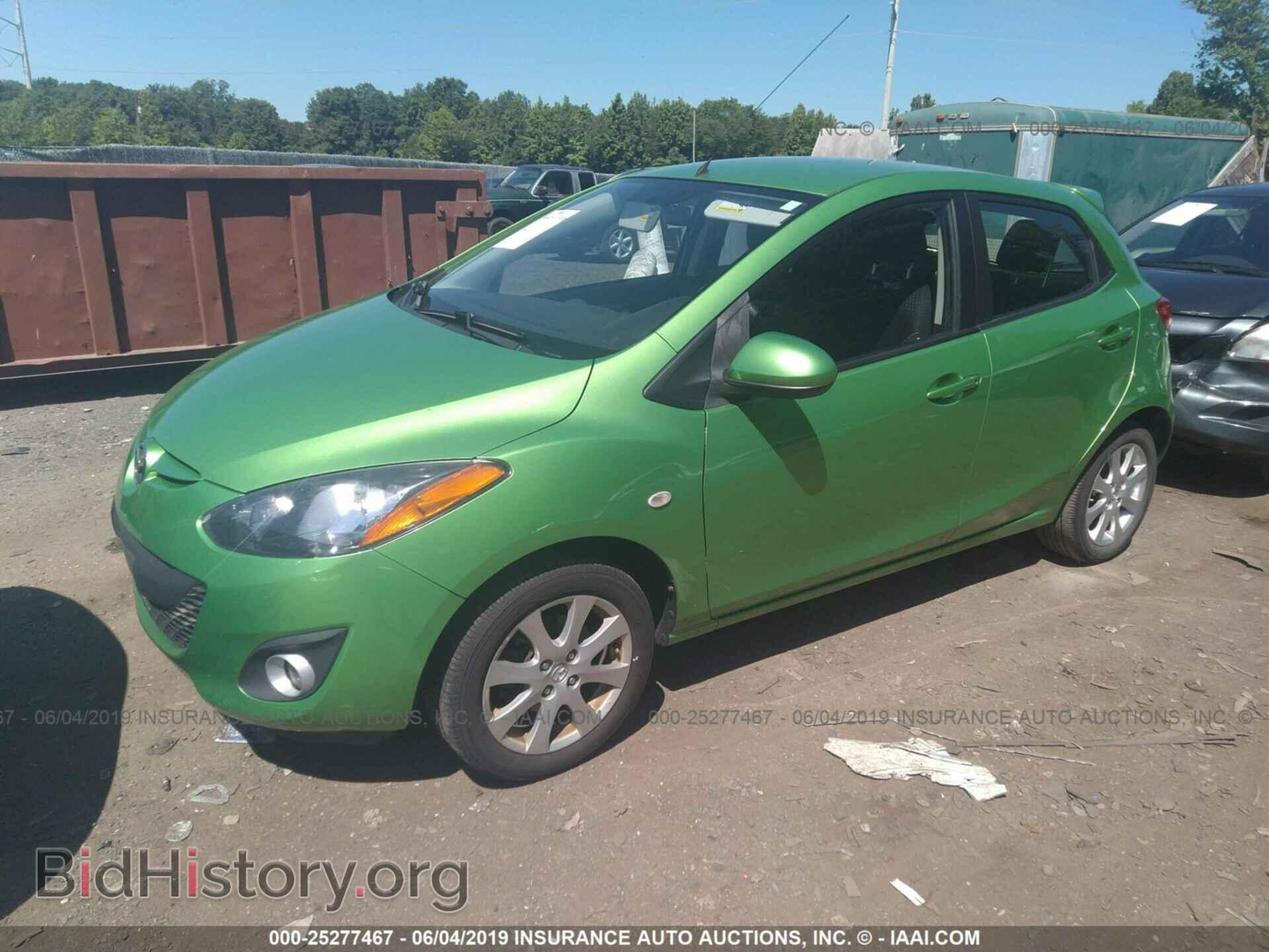 2011 MAZDA MAZDA2 - VIN: JM1DE1HZ1B0108755 - Фото 2