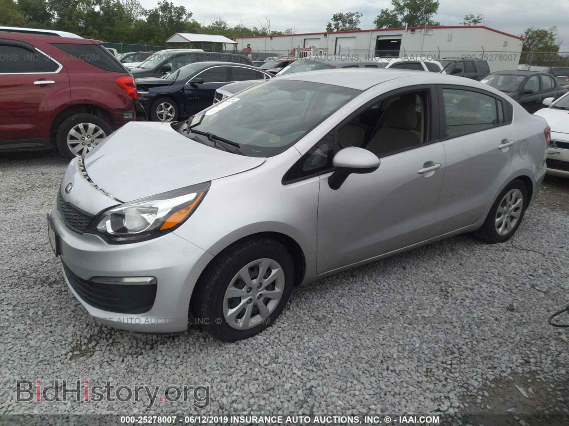 2016 KIA RIO - VIN: KNADM4A35G6594871 - Фото 2