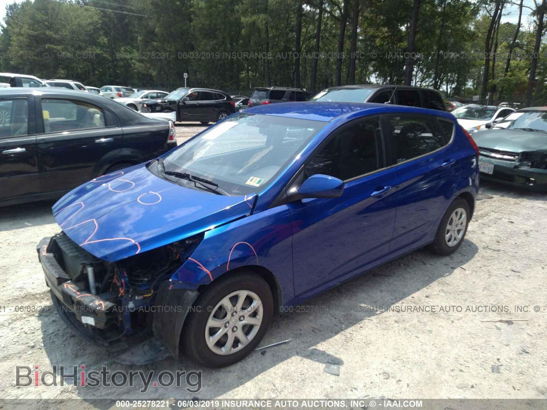 2014 HYUNDAI ACCENT - VIN: KMHCT5AEXEU165285 - Photo 2