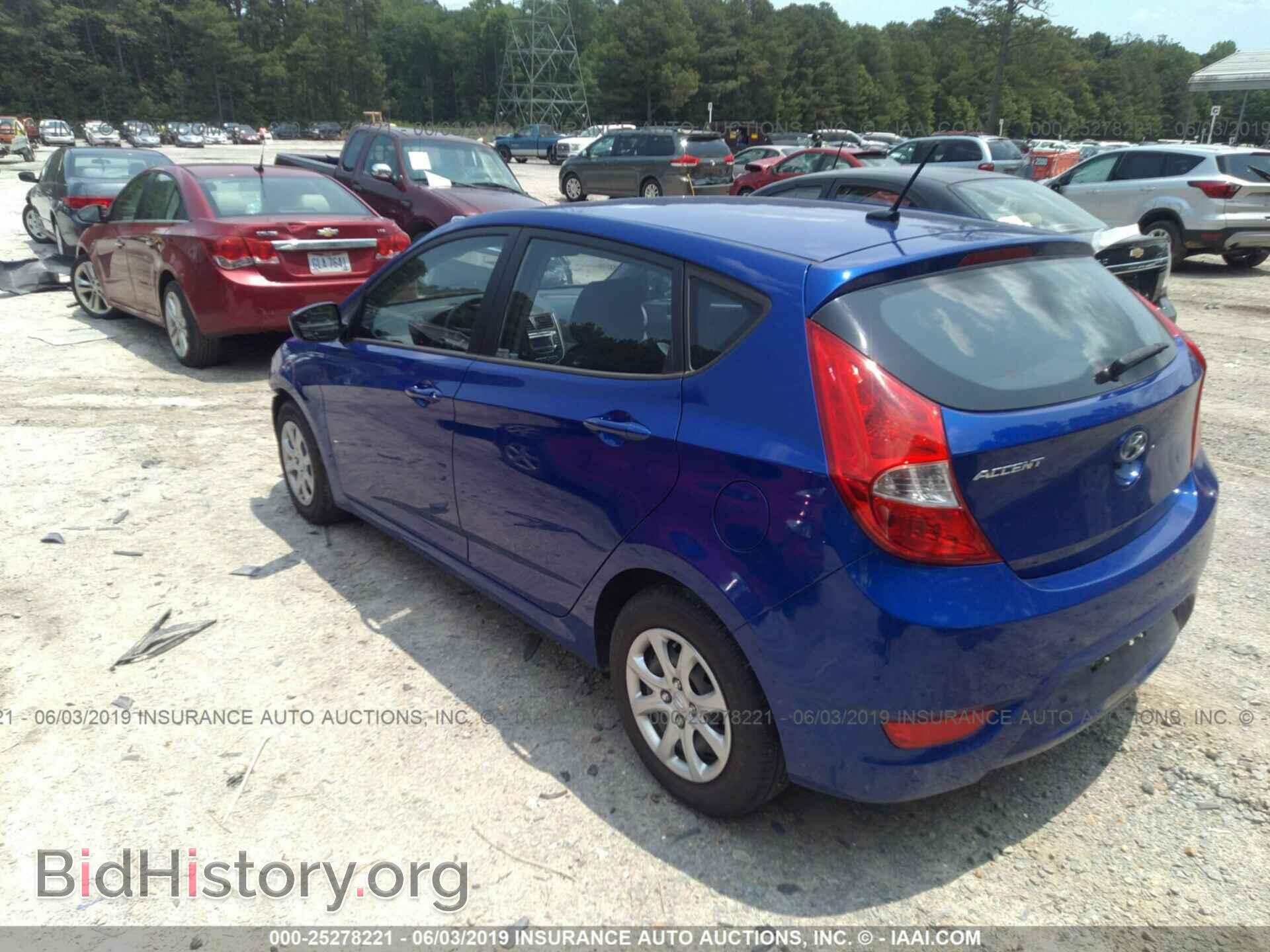 2014 HYUNDAI ACCENT - VIN: KMHCT5AEXEU165285 - Photo 3