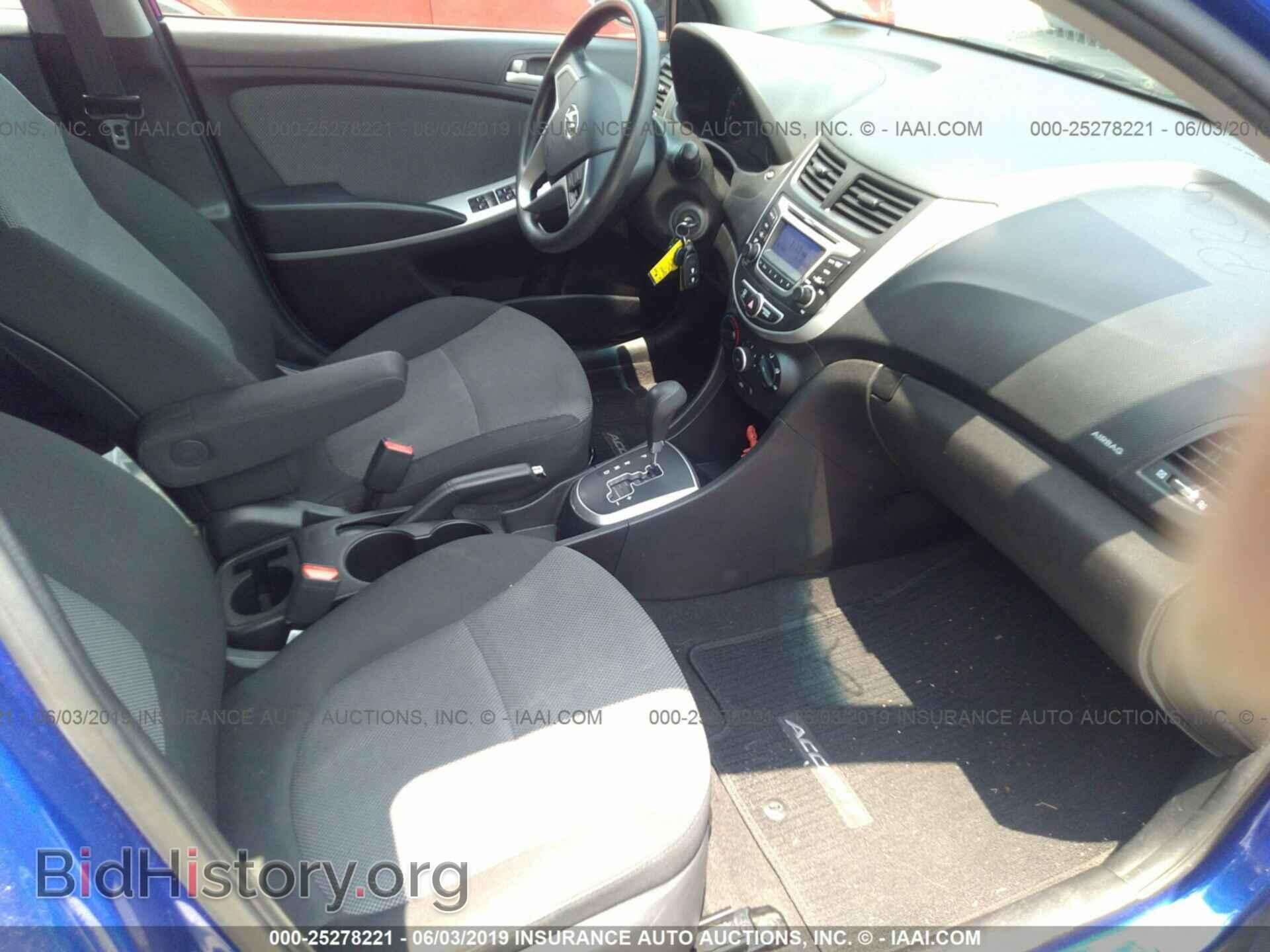 2014 HYUNDAI ACCENT - VIN: KMHCT5AEXEU165285 - Photo 5