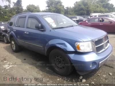 2008 Dodge DURANGO Limited, blue — VIN 1D8HB58N58F123250, IAAI