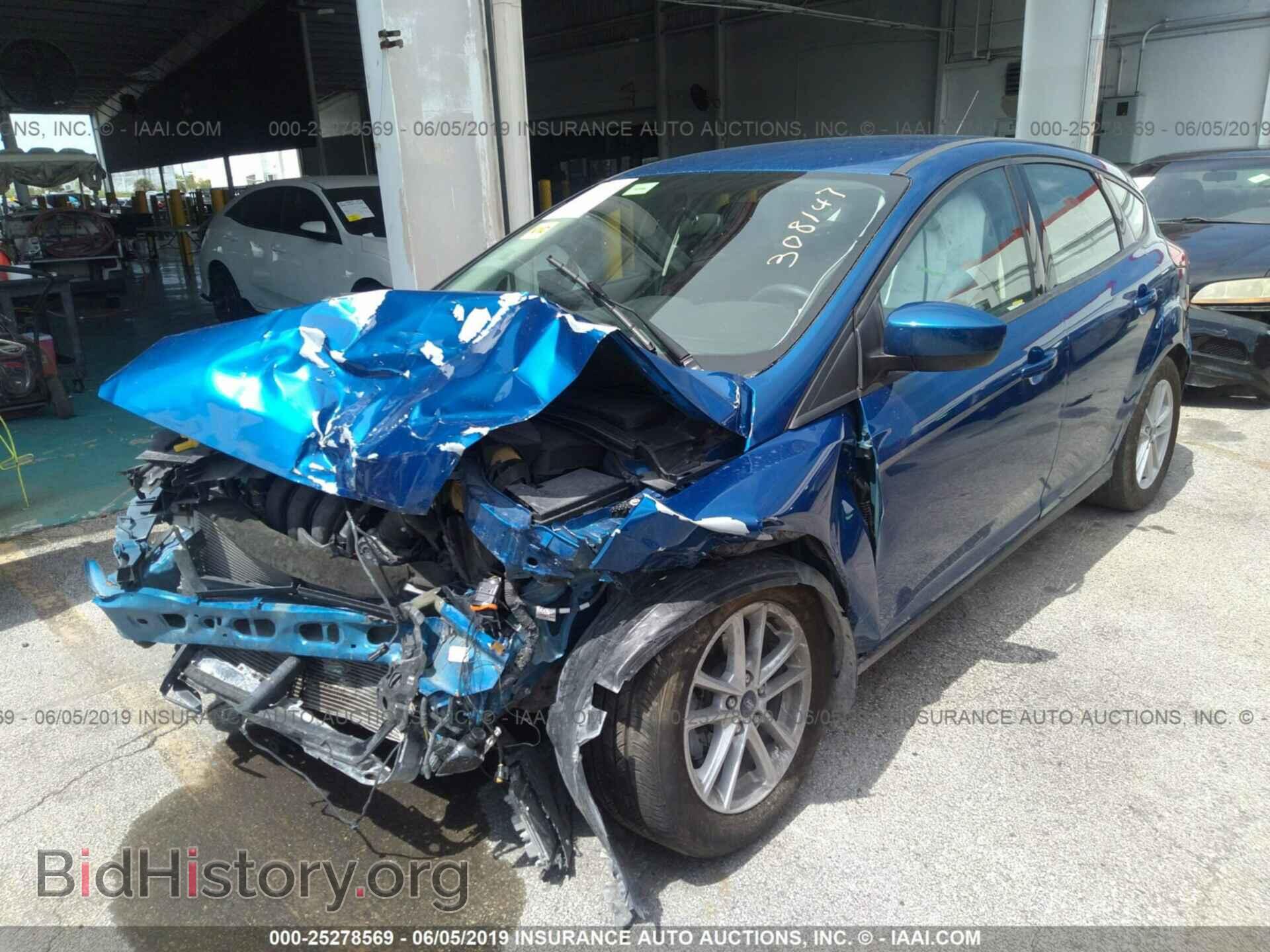 2018 FORD FOCUS - VIN: 1FADP3K28JL308147 - Фото 2