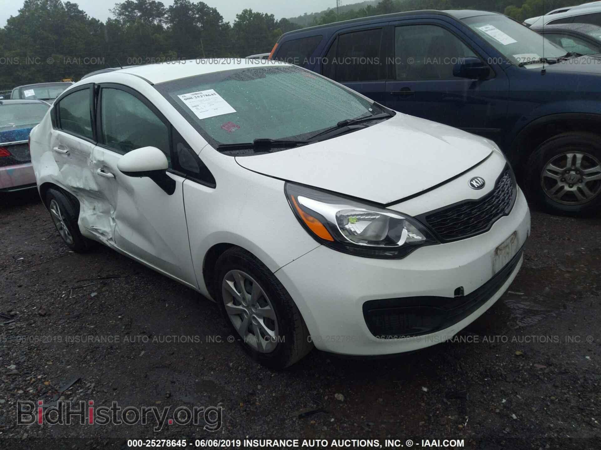 Фотография KNADM4A38E6414229 - KIA RIO 2014